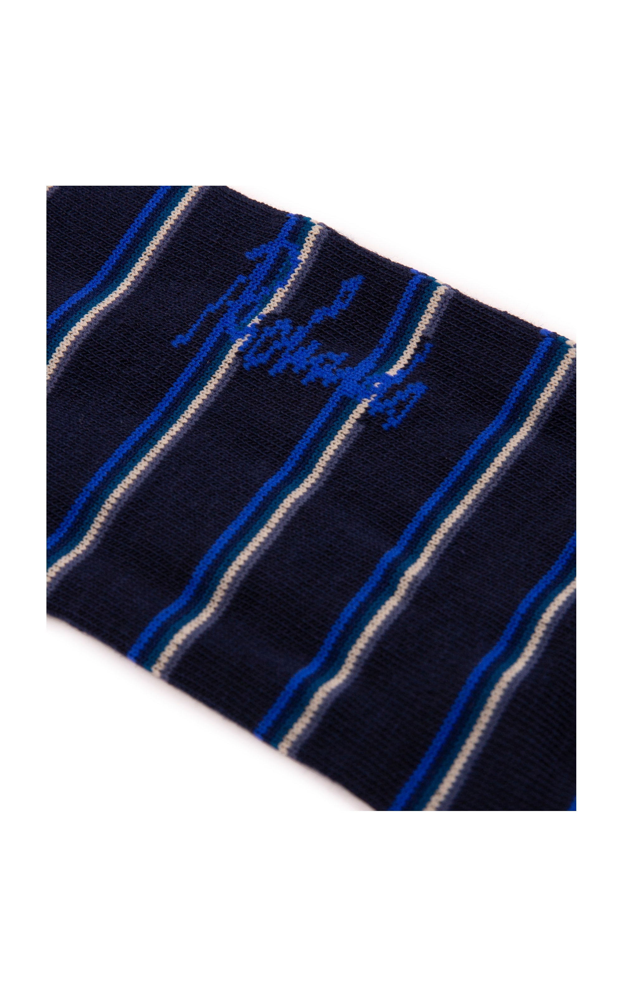 Meia Stripes Spaces Marinho
