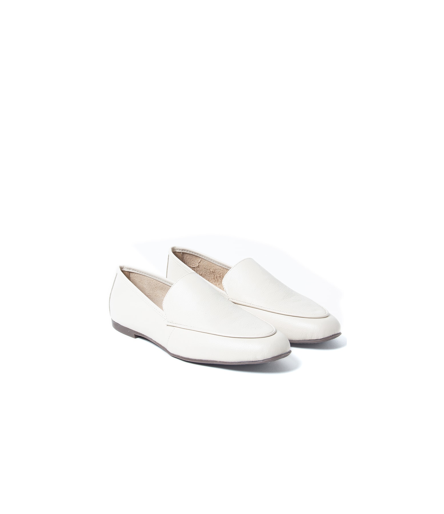 Mocassim Joana Rch Off White