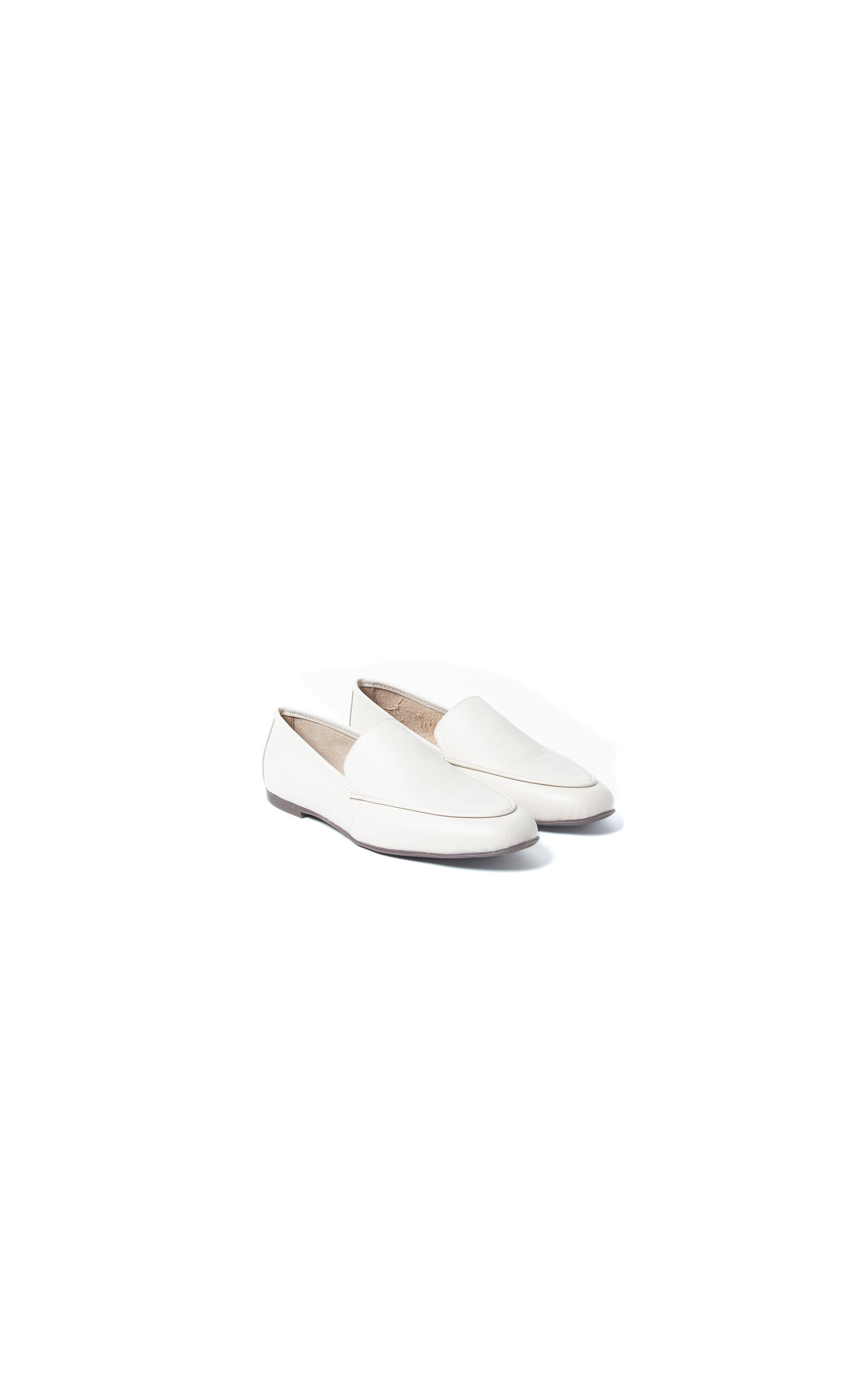 Mocassim Joana Rch Off White