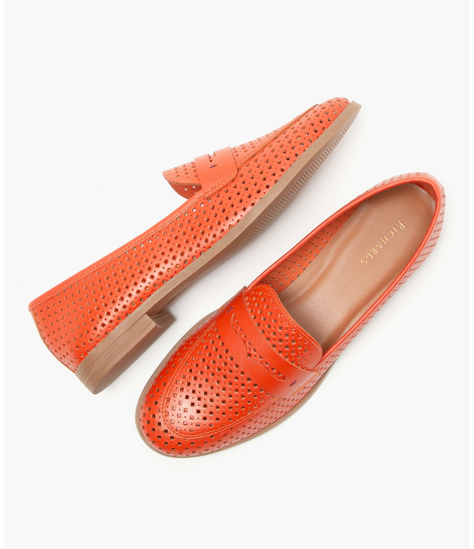  Mocassim Julia Laranja