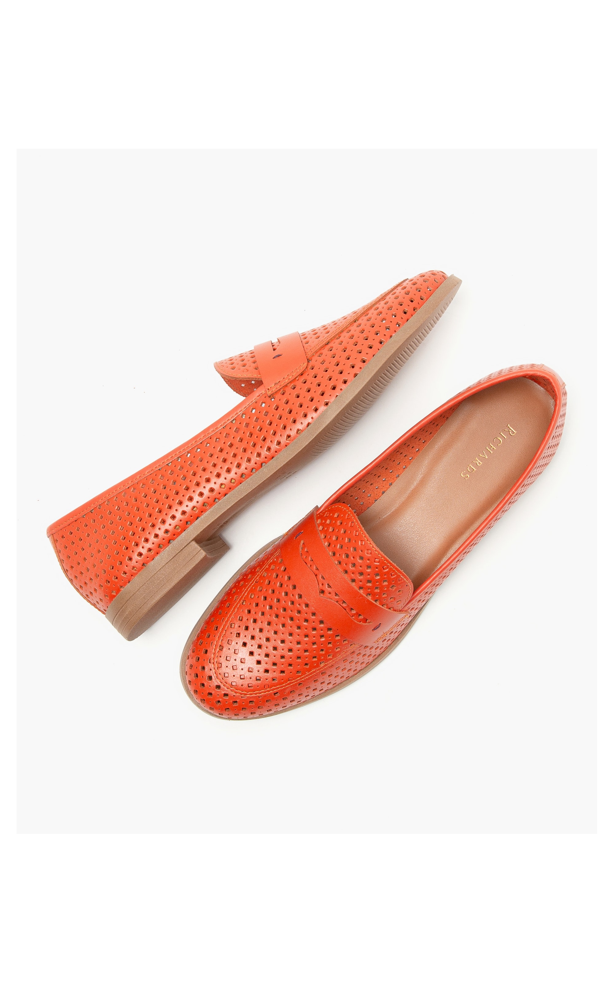  Mocassim Julia Laranja
