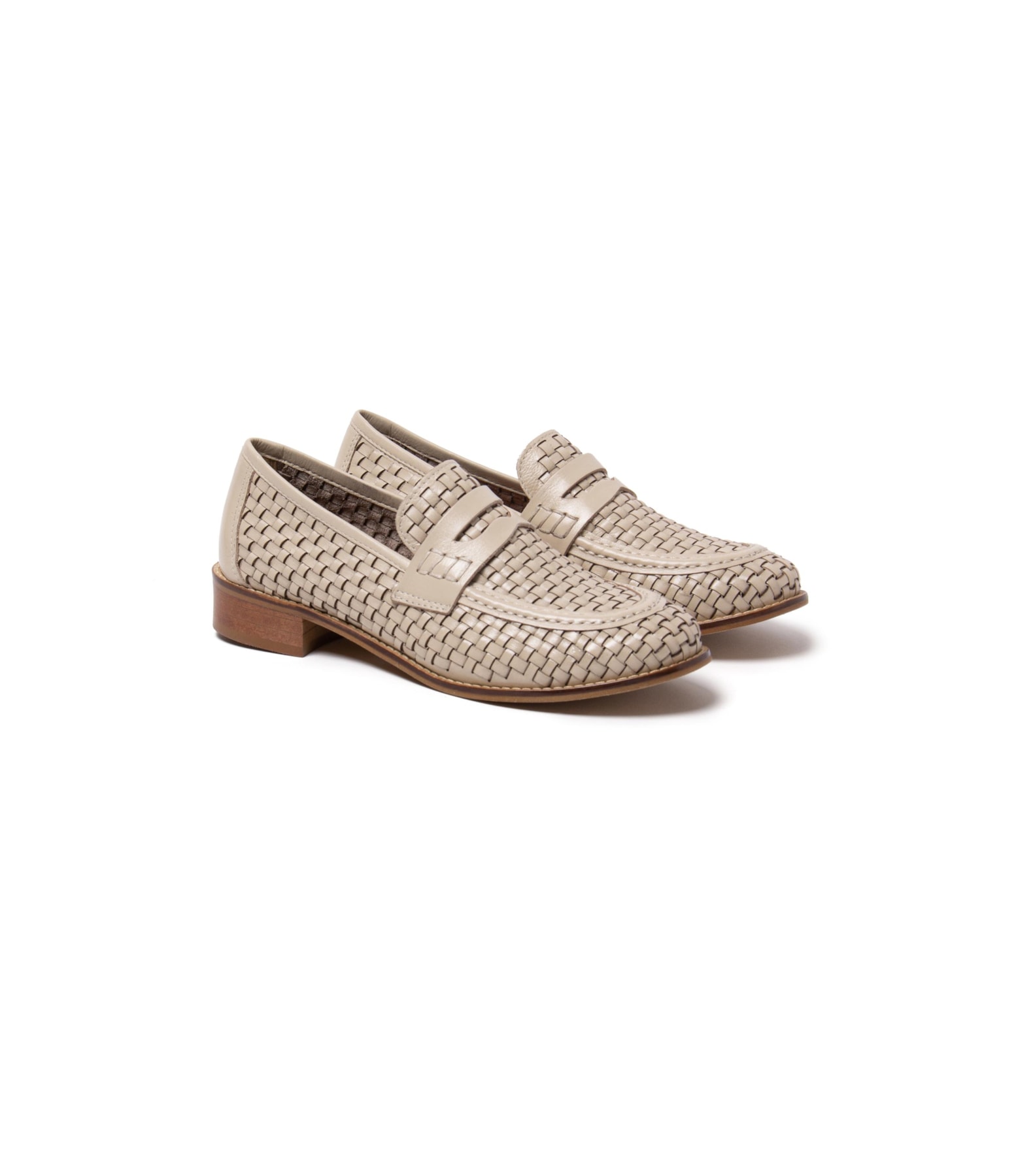 Mocassim Tresse Chic Rch Off White