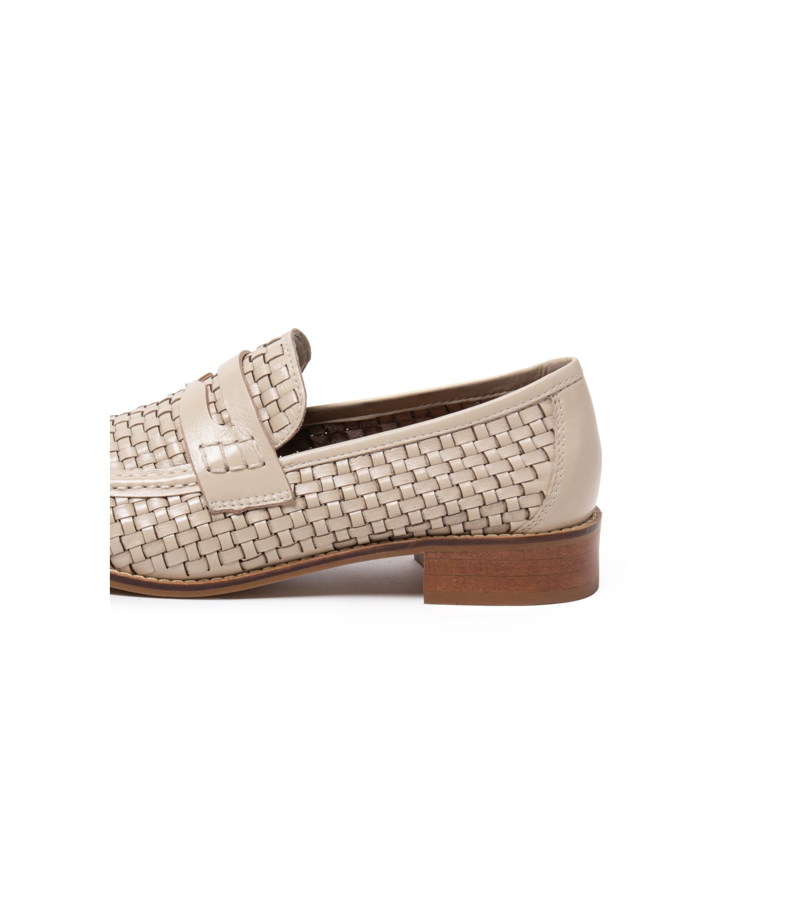 Mocassim Tresse Chic Rch Off White
