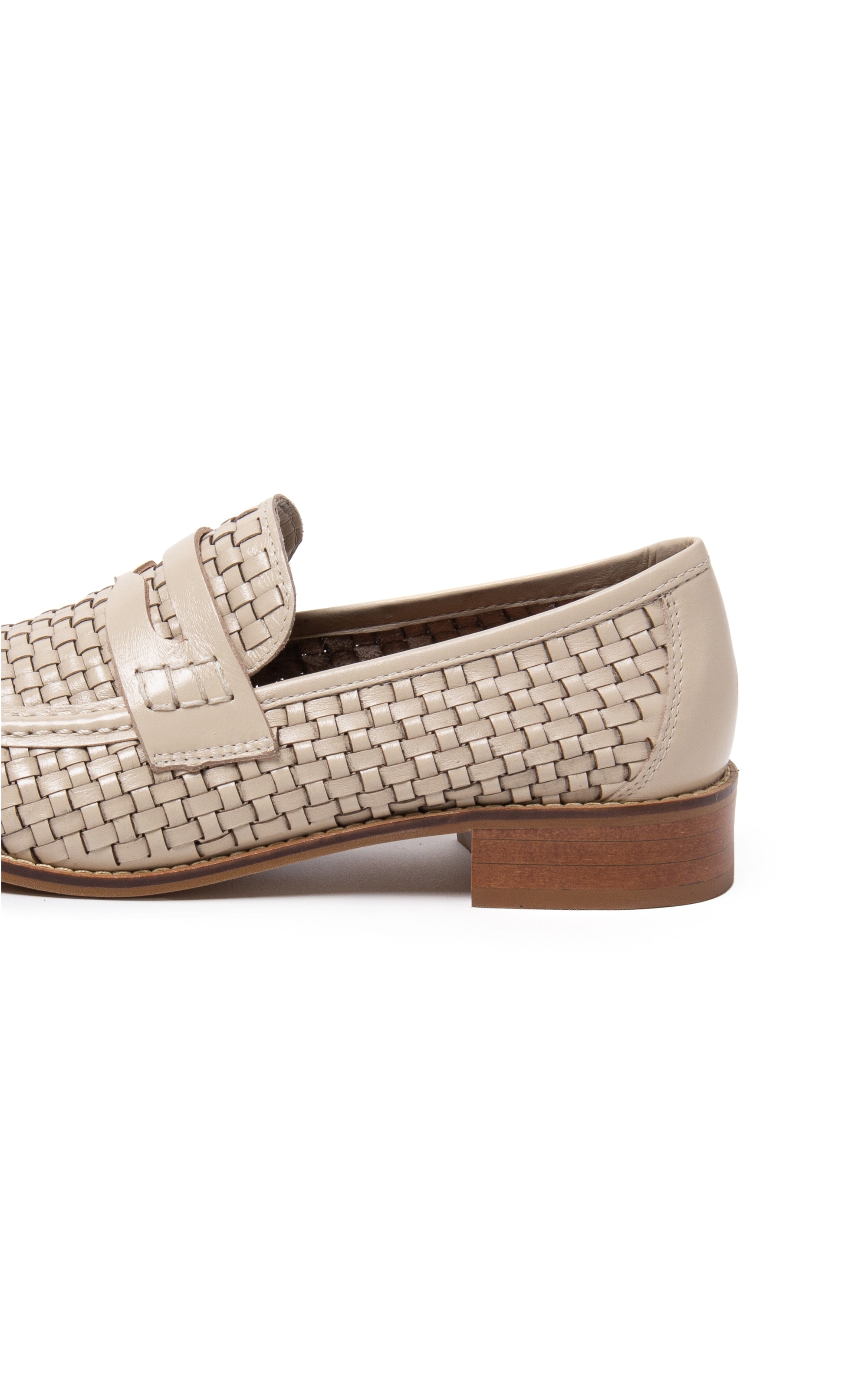 Mocassim Tresse Chic Rch Off White