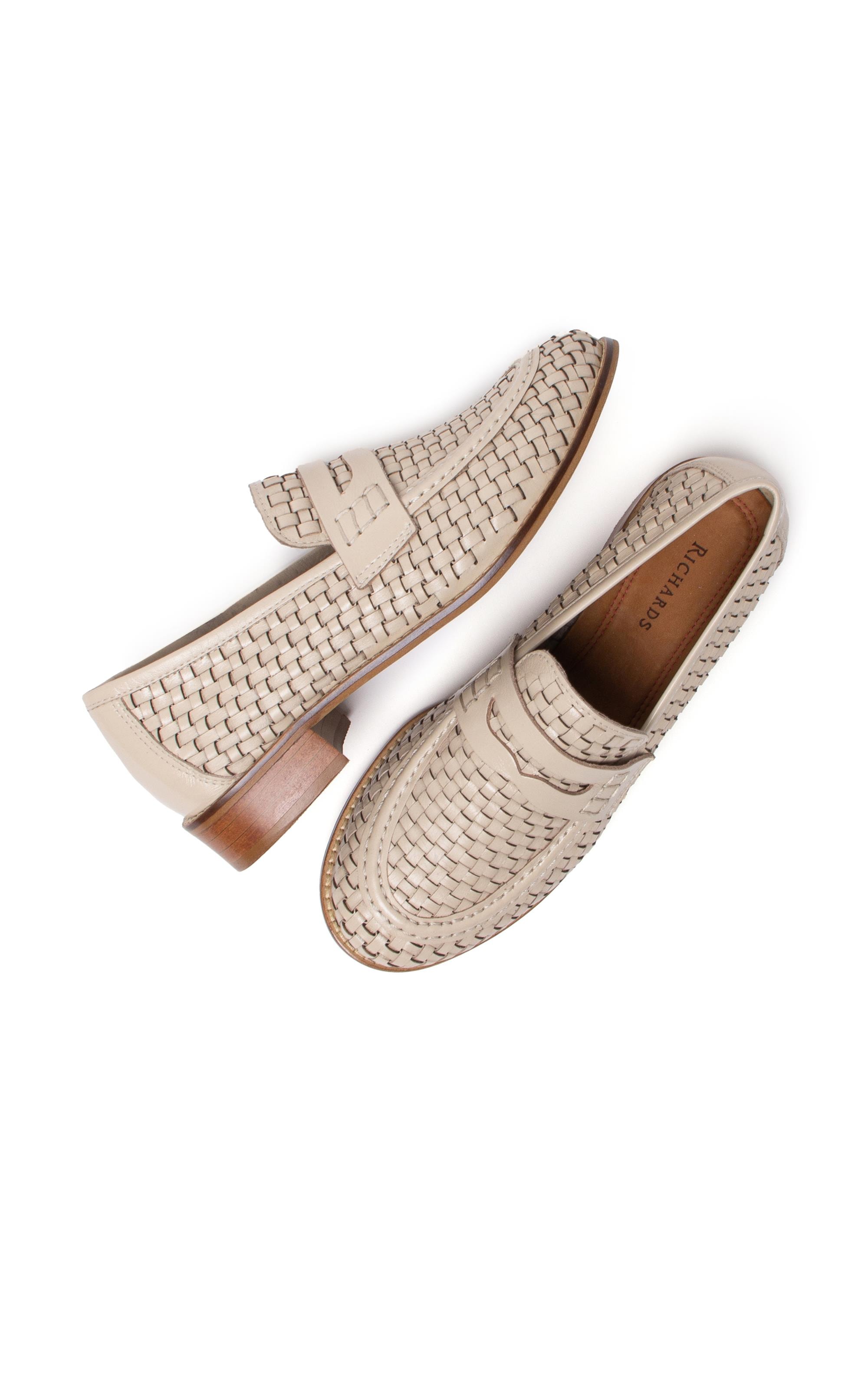 Mocassim Tresse Chic Rch Off White