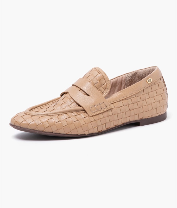 Mocassim Tresse Rch Bege