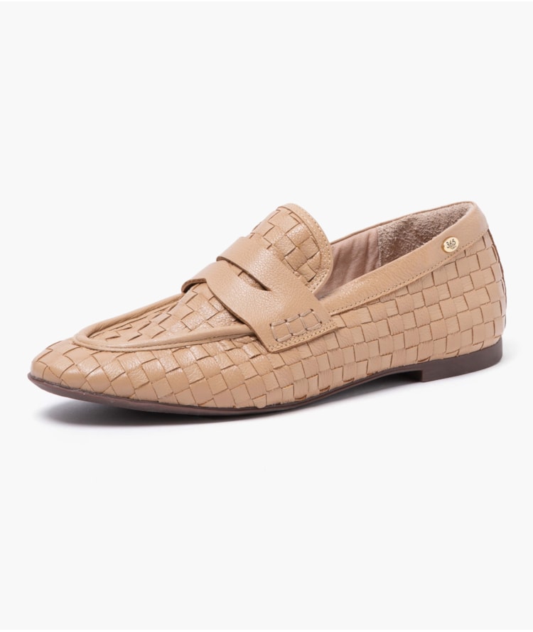 Mocassim Tresse Rch Bege