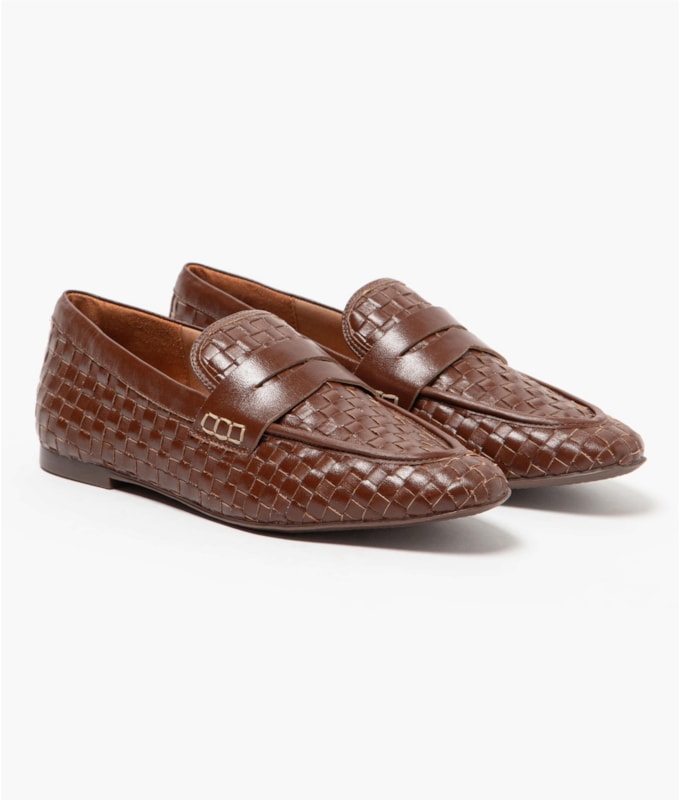 Mocassim Tresse Rch Marrom