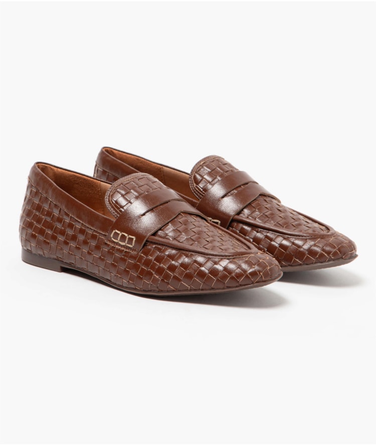 Mocassim Tresse Rch Marrom
