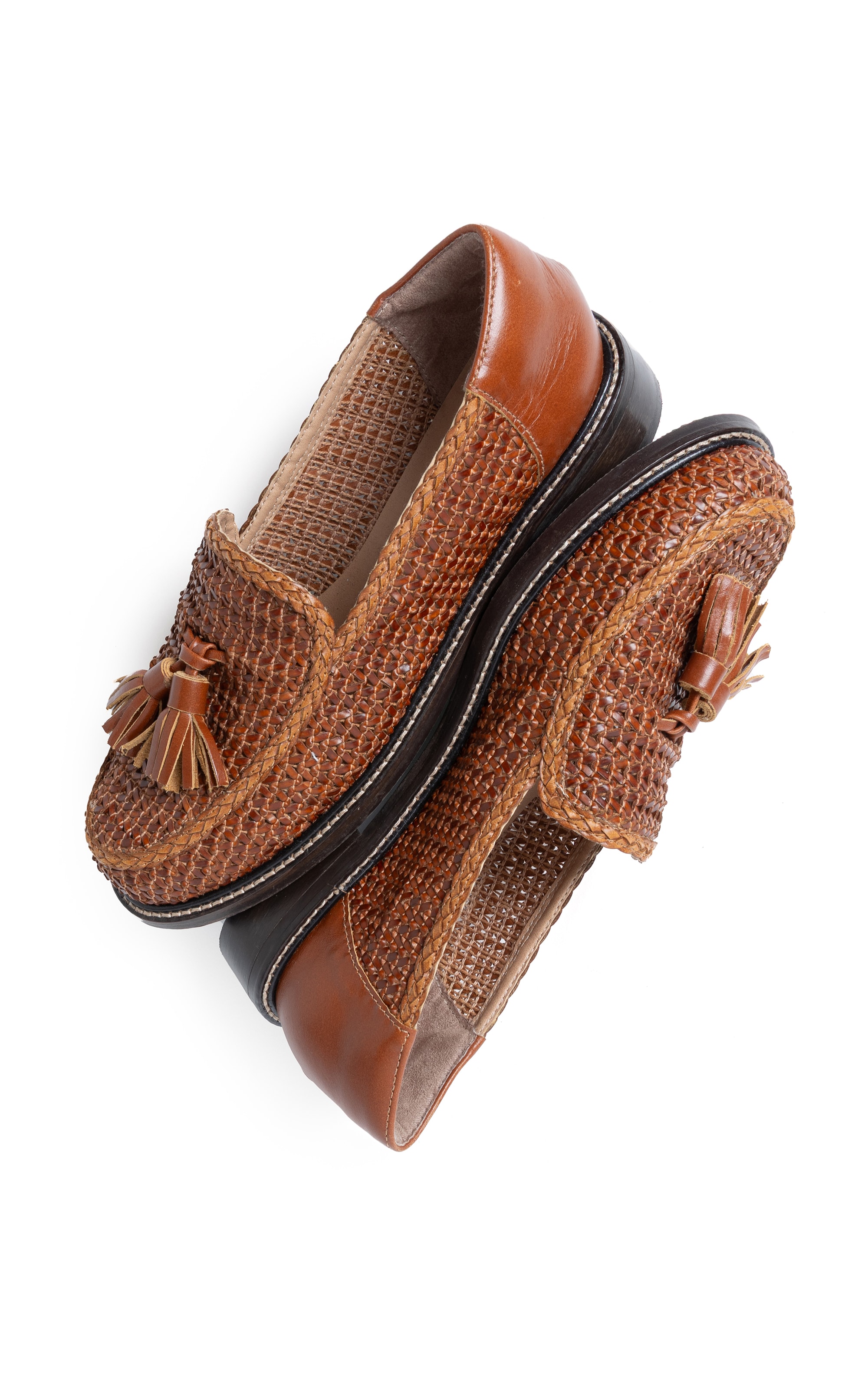 Mocassim Tresse Tradicional Rch Camel