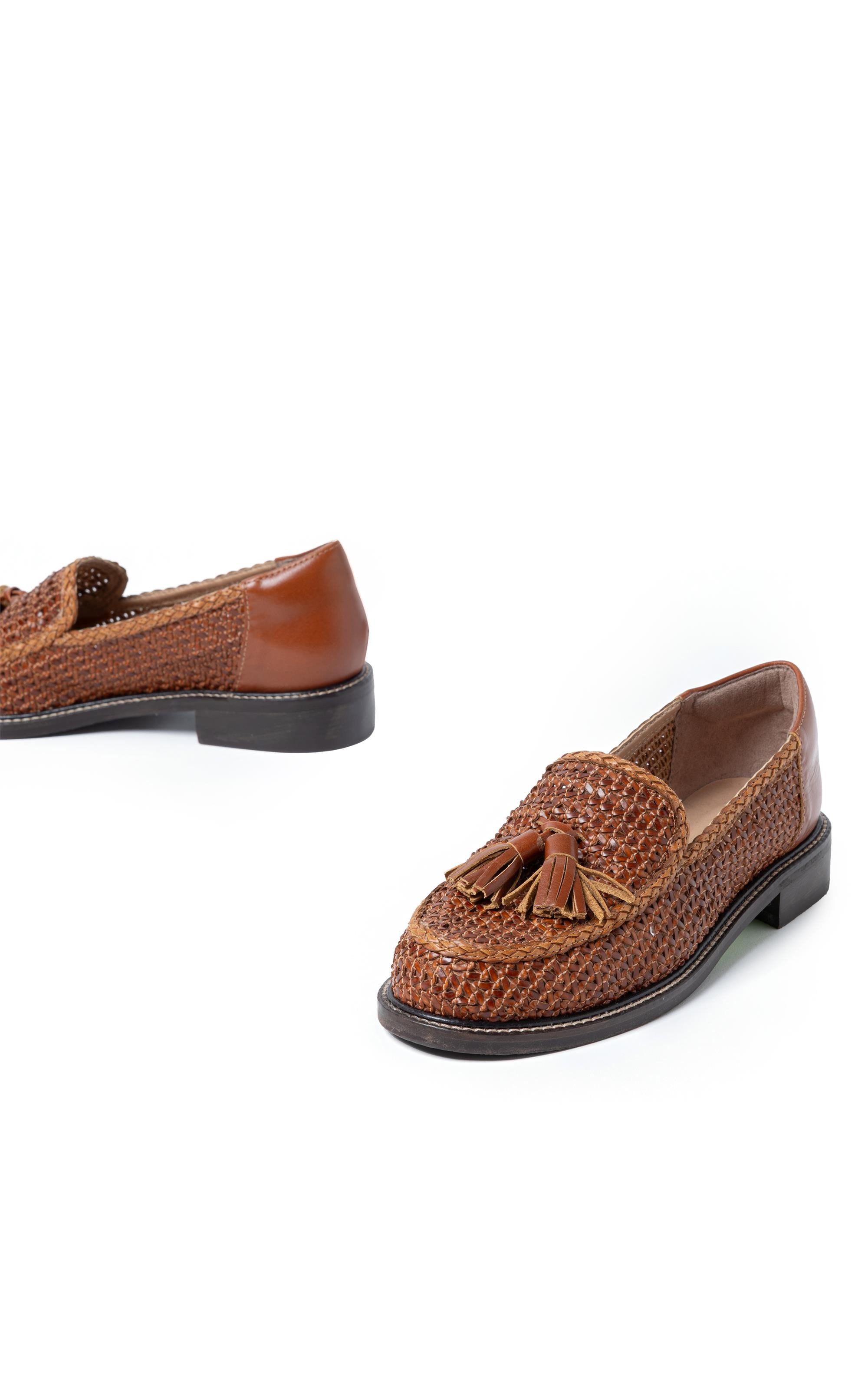 Mocassim Tresse Tradicional Rch Camel