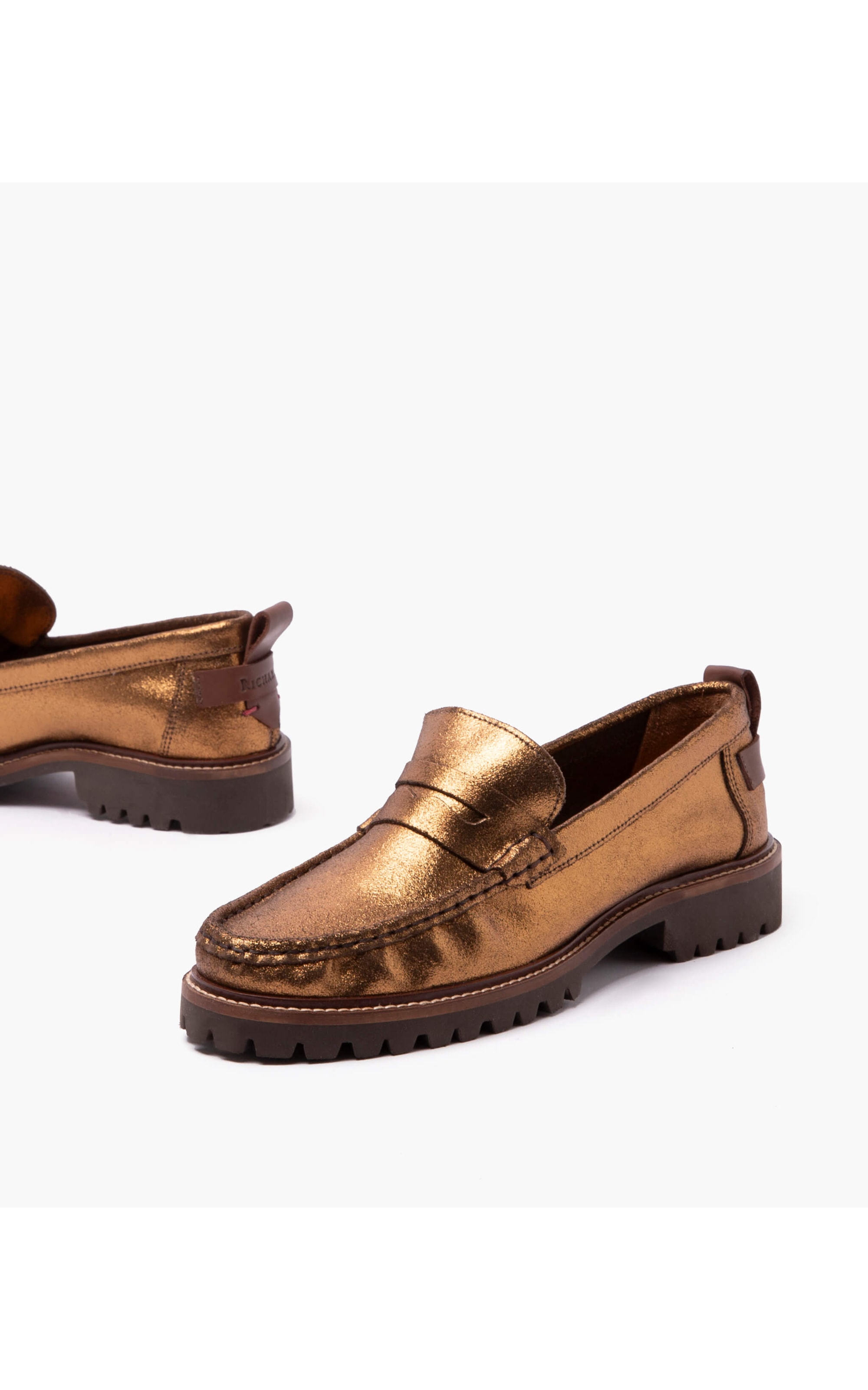 Mocassim Vera Metalizado Bronze
