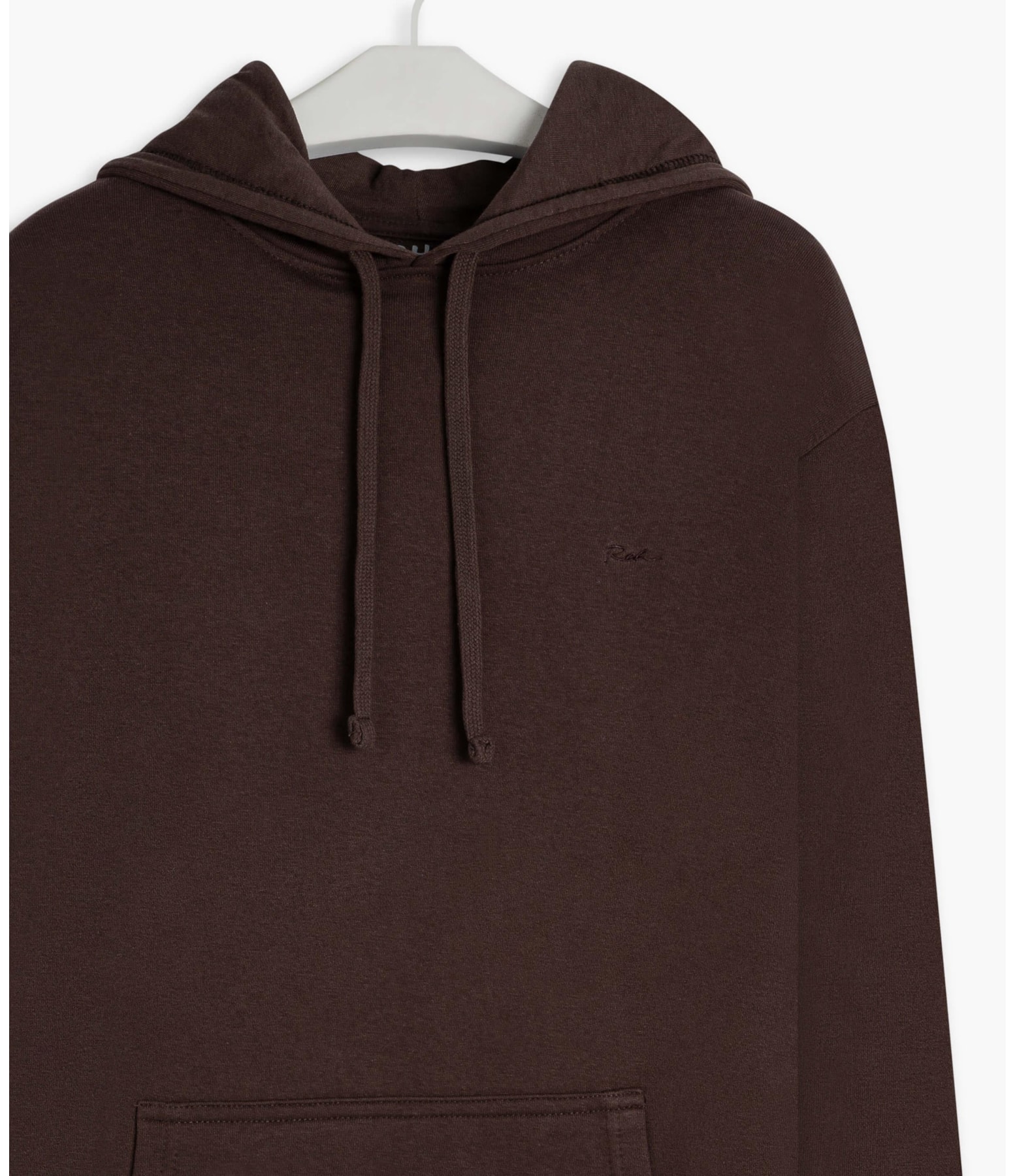 Moletom Basic Rch Hood Dark Brown