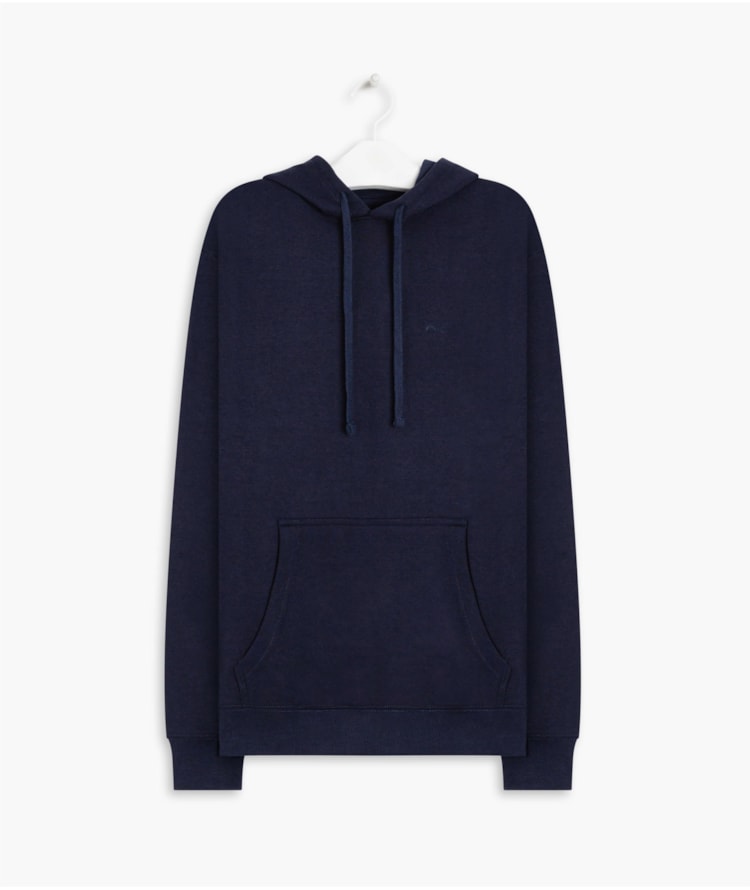Moletom Basic Rch Hood Dark Navy