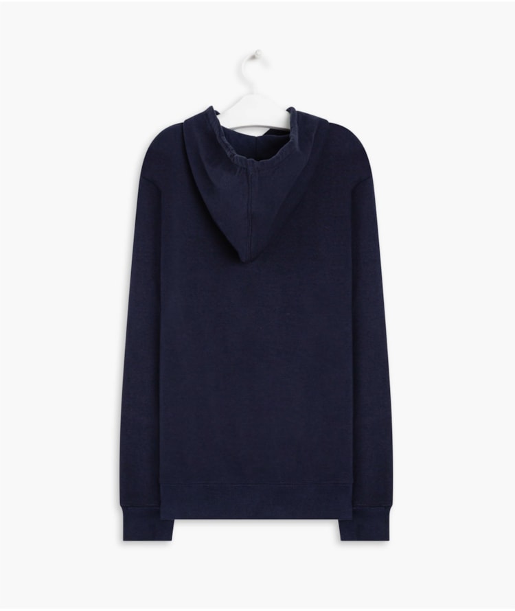 Moletom Basic Rch Hood Dark Navy