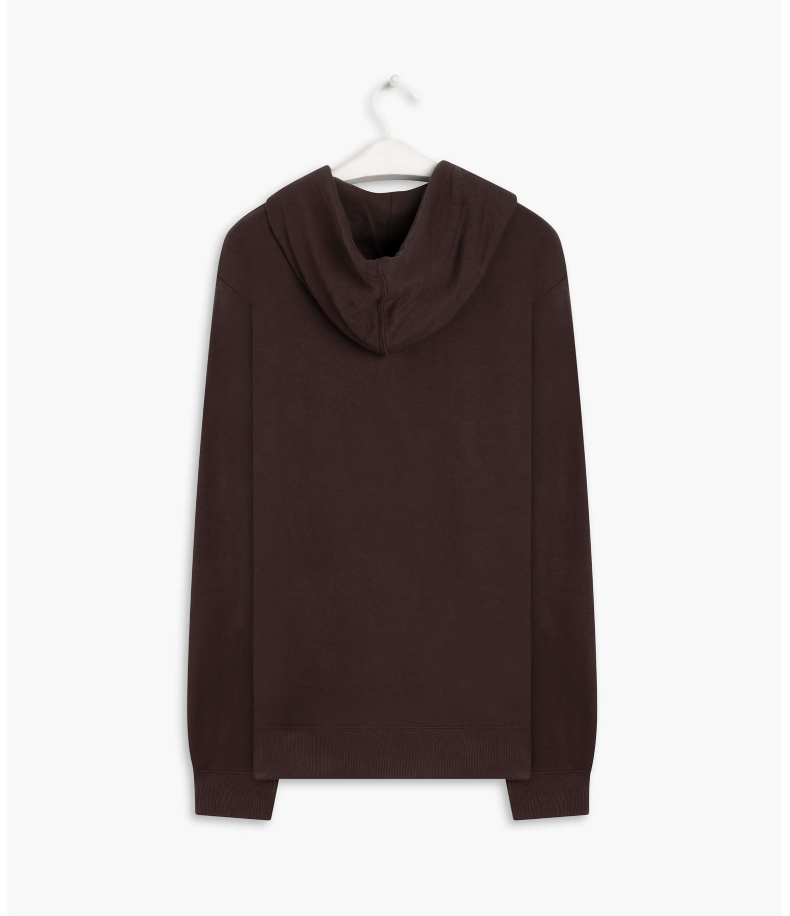 Moletom Basic Rch Ziper Dark Brown