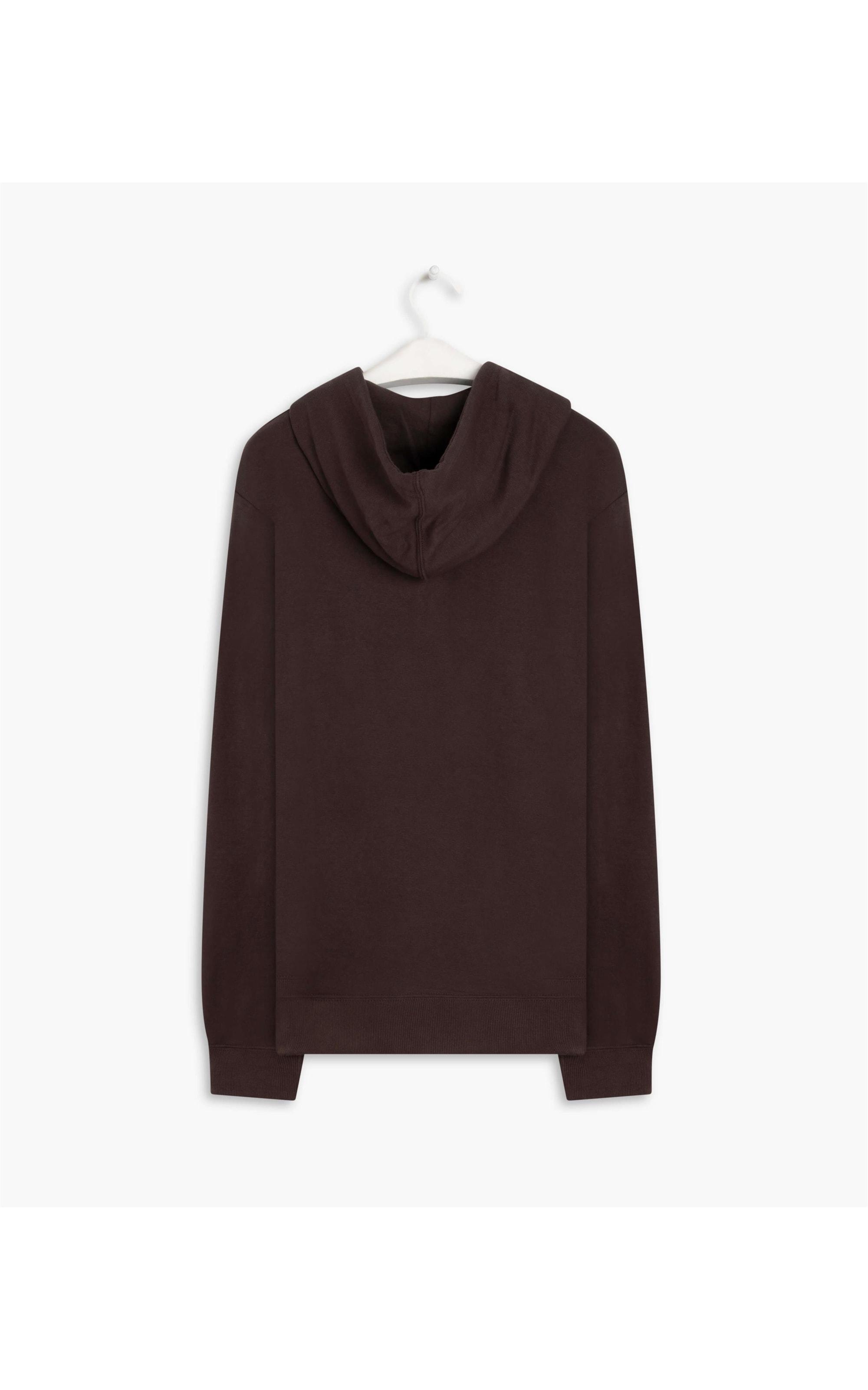 Moletom Basic Rch Ziper Dark Brown