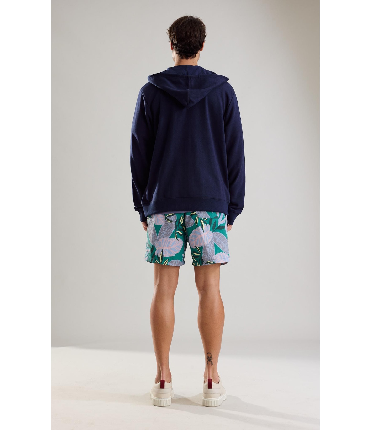 Moletom Basic Rch Ziper Dark Navy