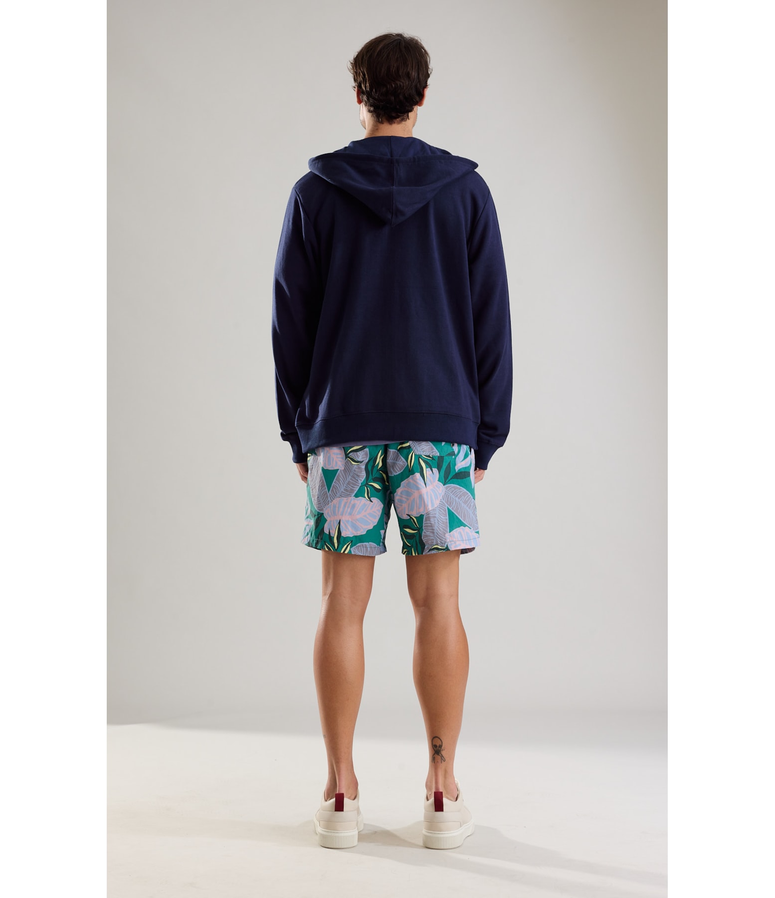 Moletom Basic Rch Ziper Dark Navy