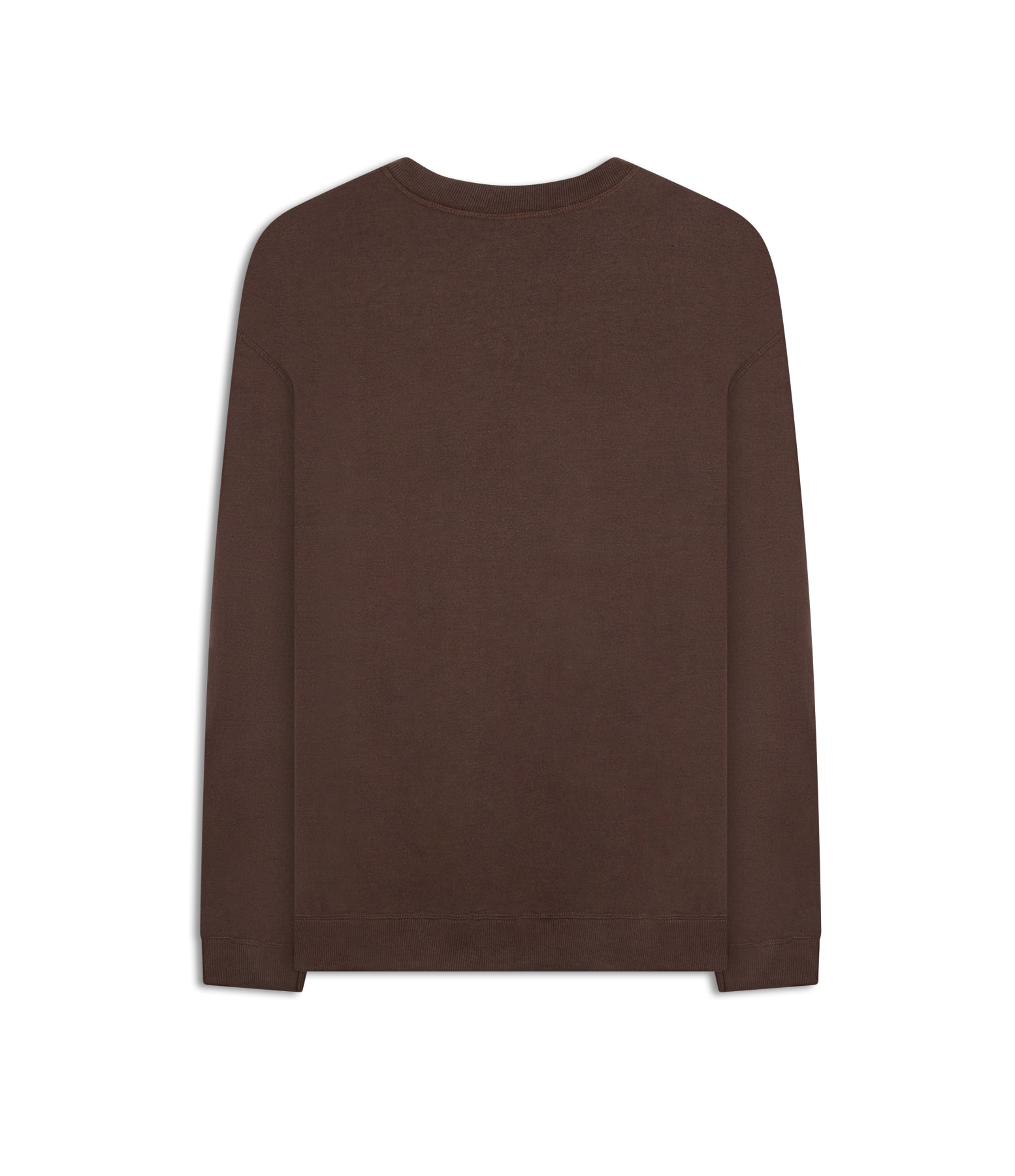 Moletom Basico Sem Felpa Dark Brown