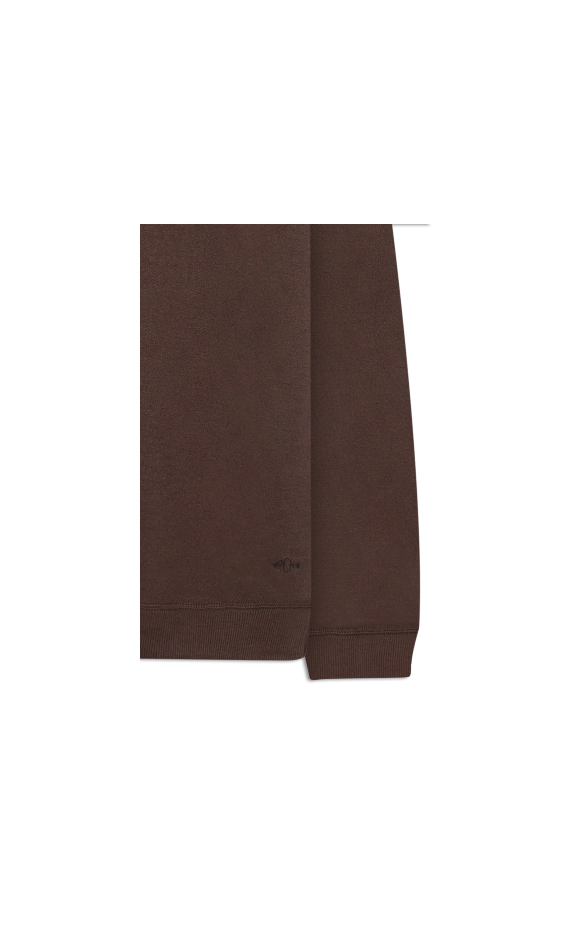 Moletom Basico Sem Felpa Dark Brown