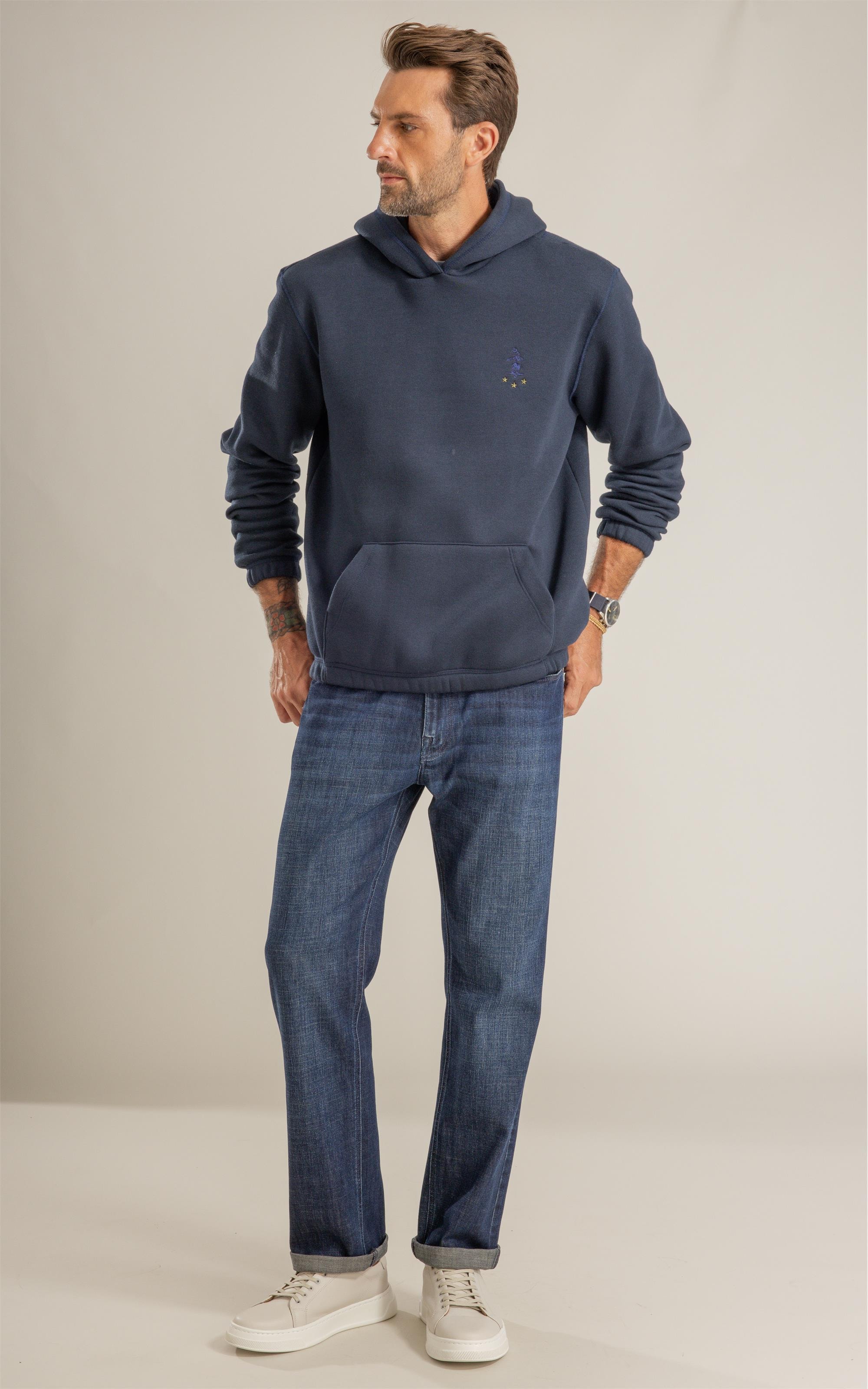 Moletom Felpado Dark Navy
