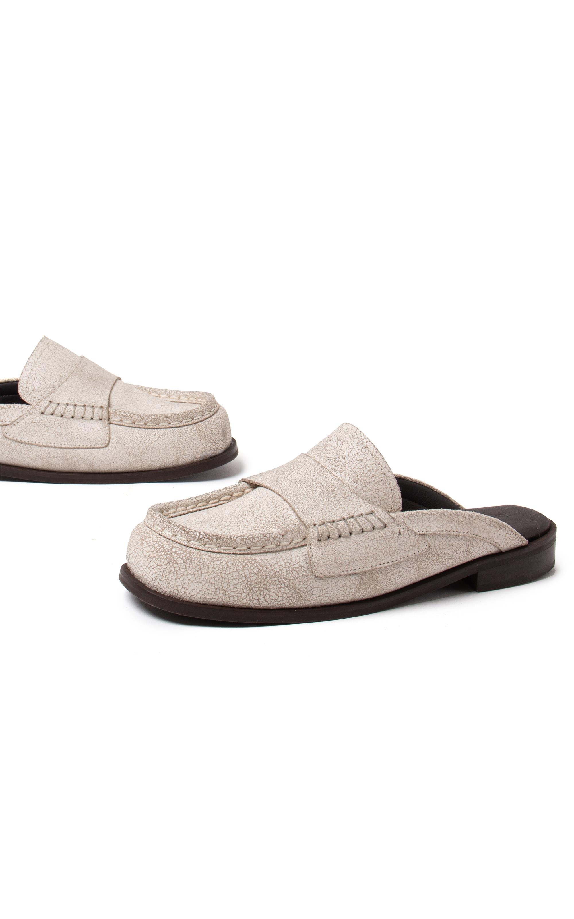 Mule Craquele Rebecca Rch Off White