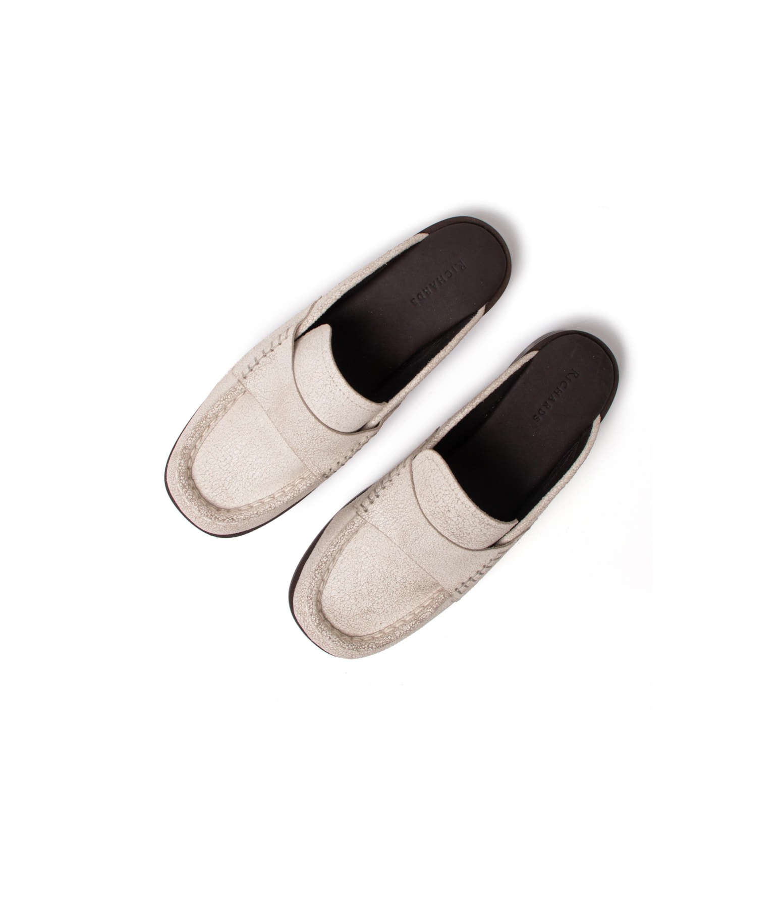 Mule Craquele Rebecca Rch Off White