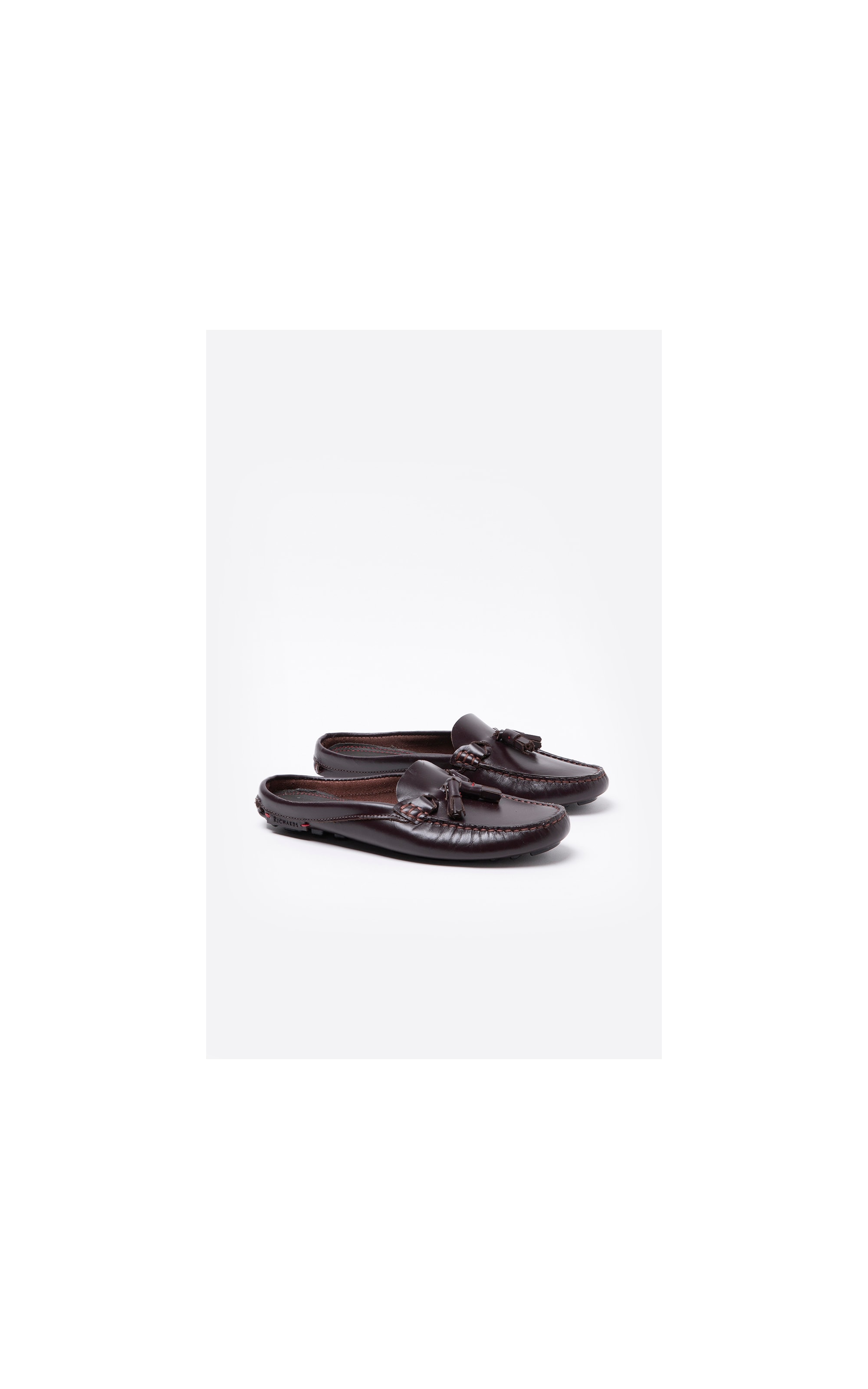 Mule Tassel Rch Bordeaux