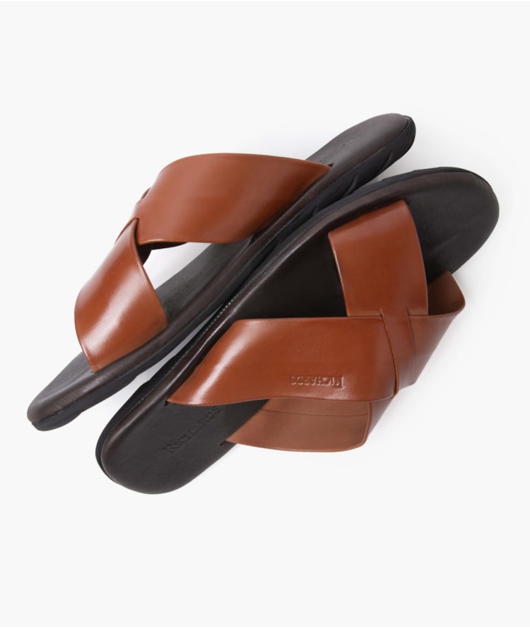 Papete Chez Leather Rch Camel