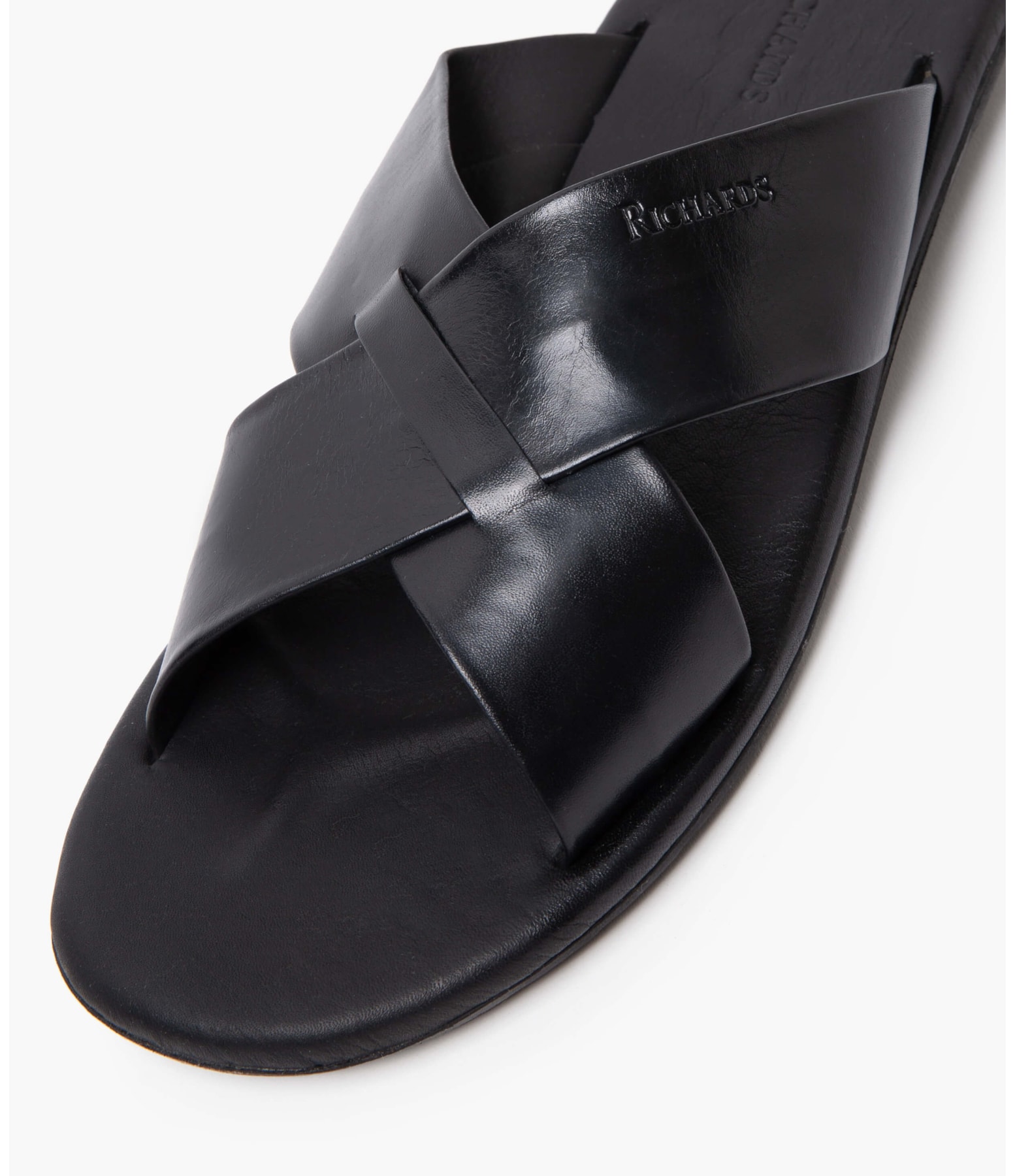 Papete Chez Leather Rch Preto