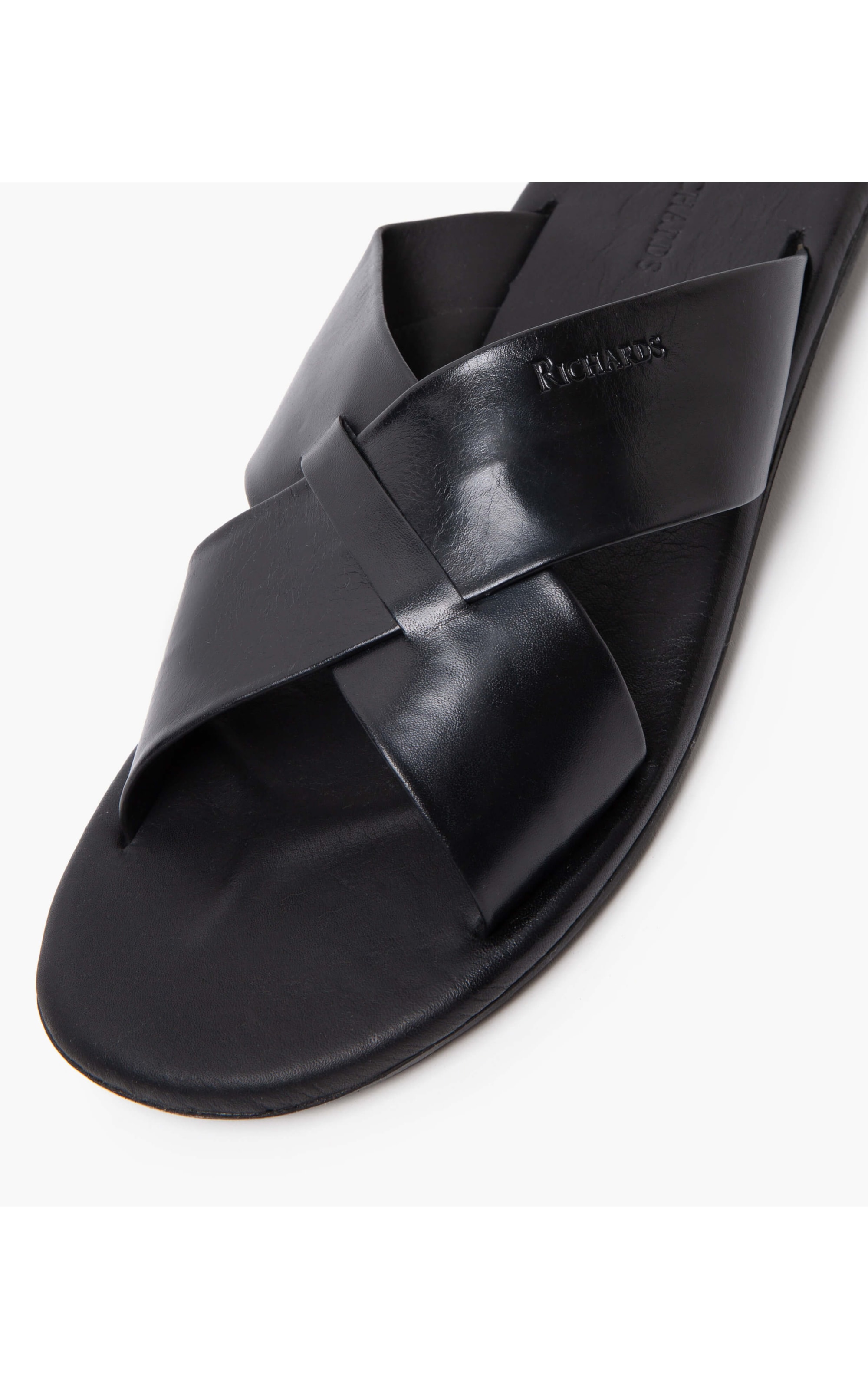 Papete Chez Leather Rch Preto