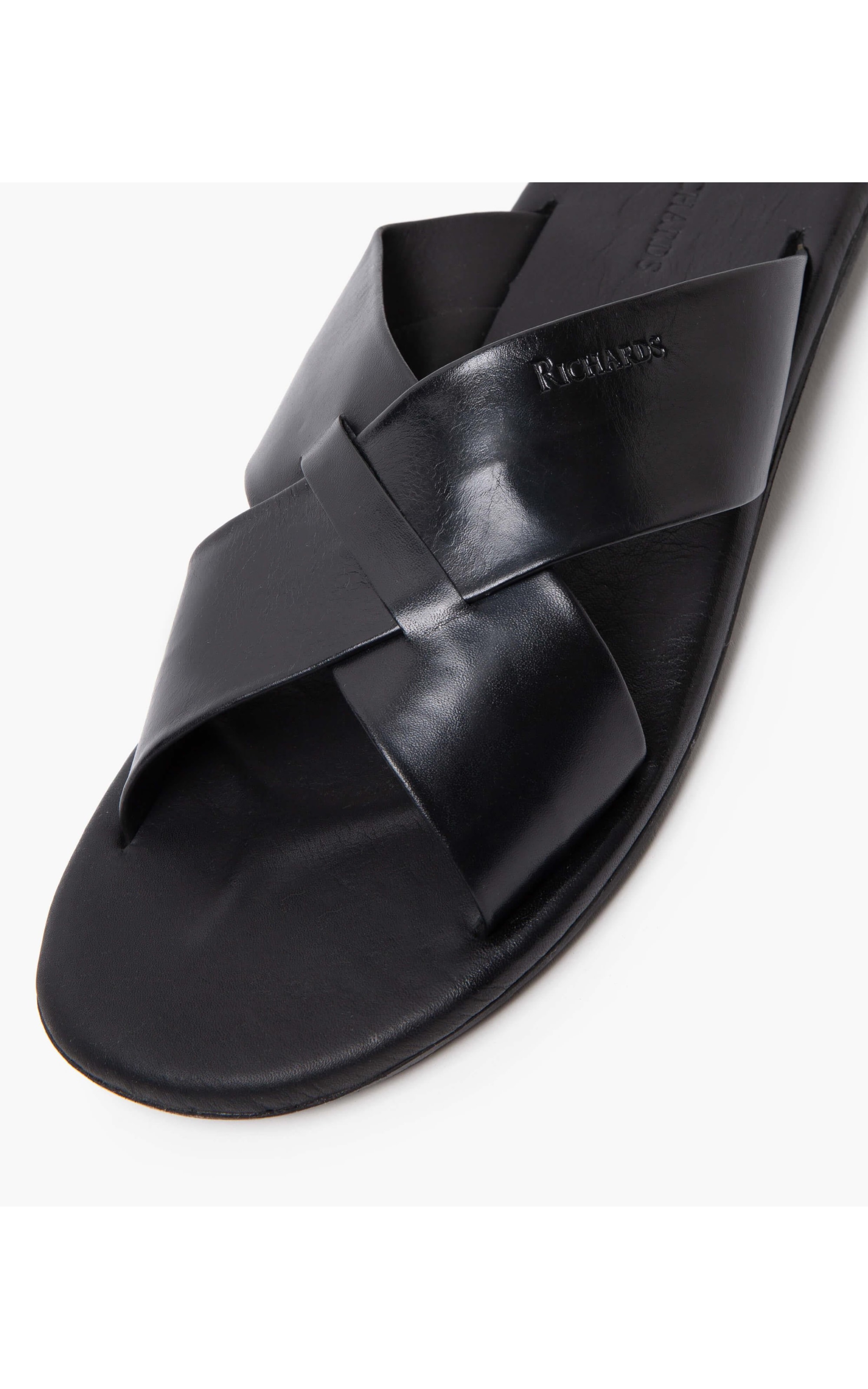 Papete Chez Leather Rch Preto