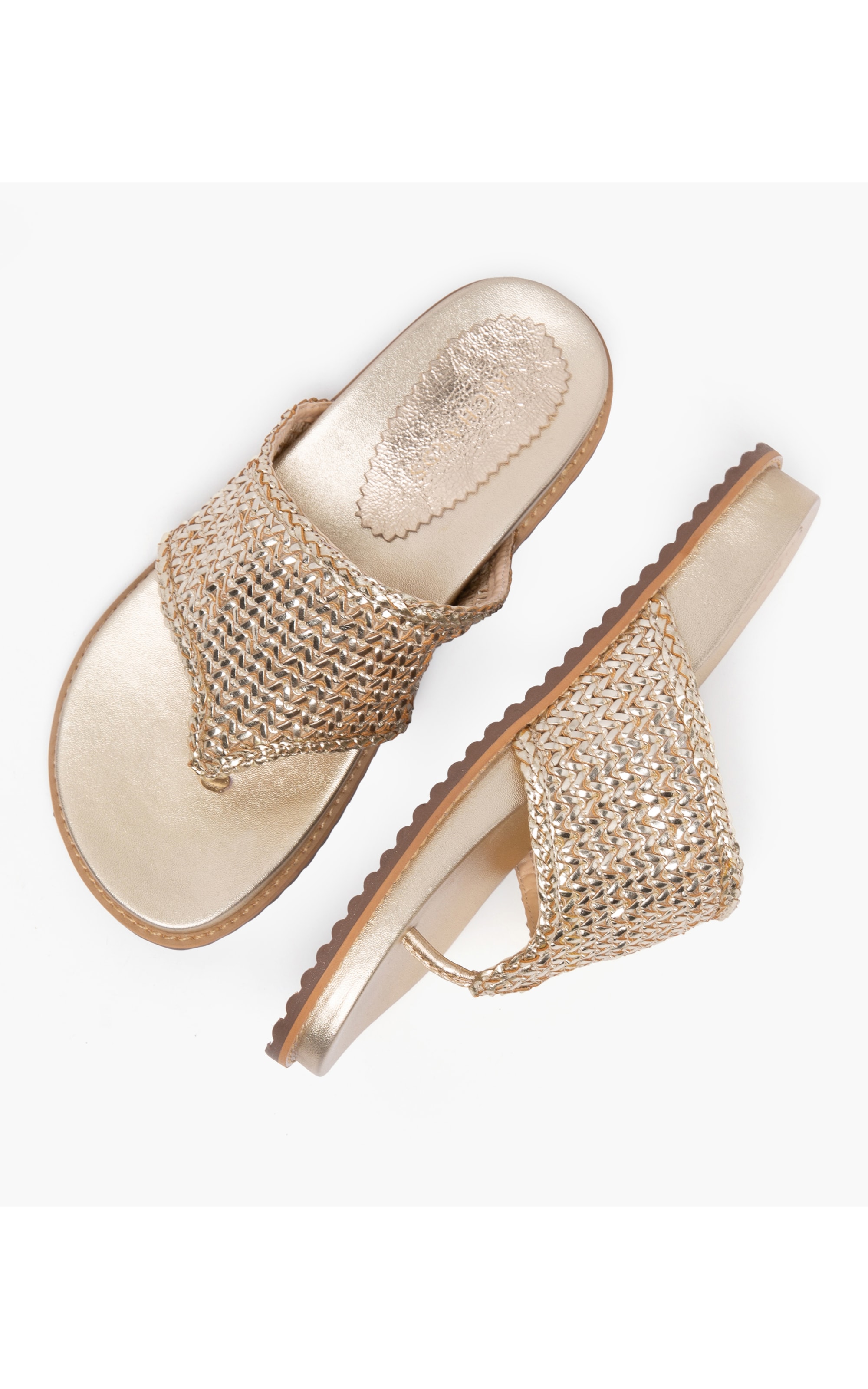 Papete Tresse Rch Dourado