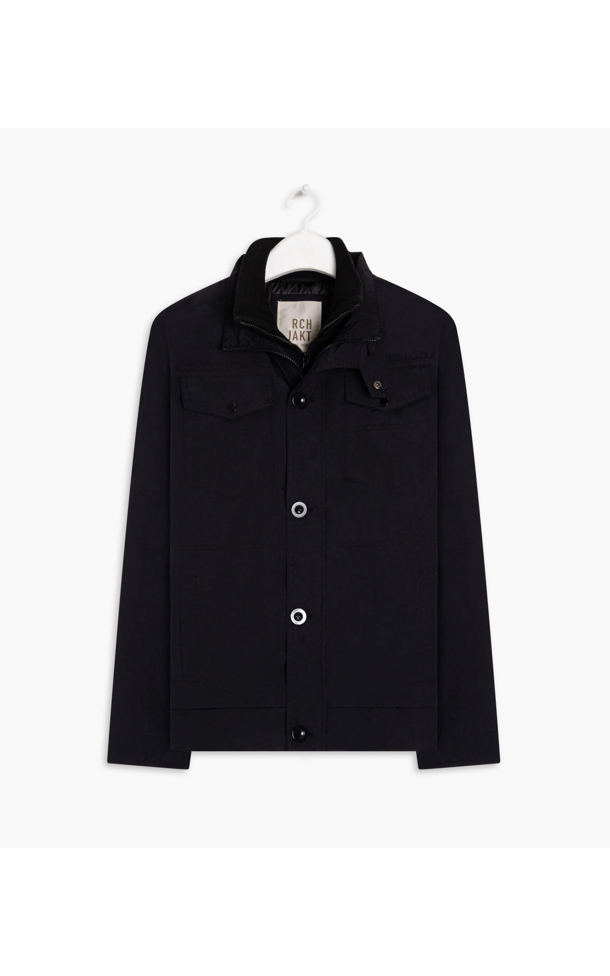 Parka Long 4 Pockets Preto