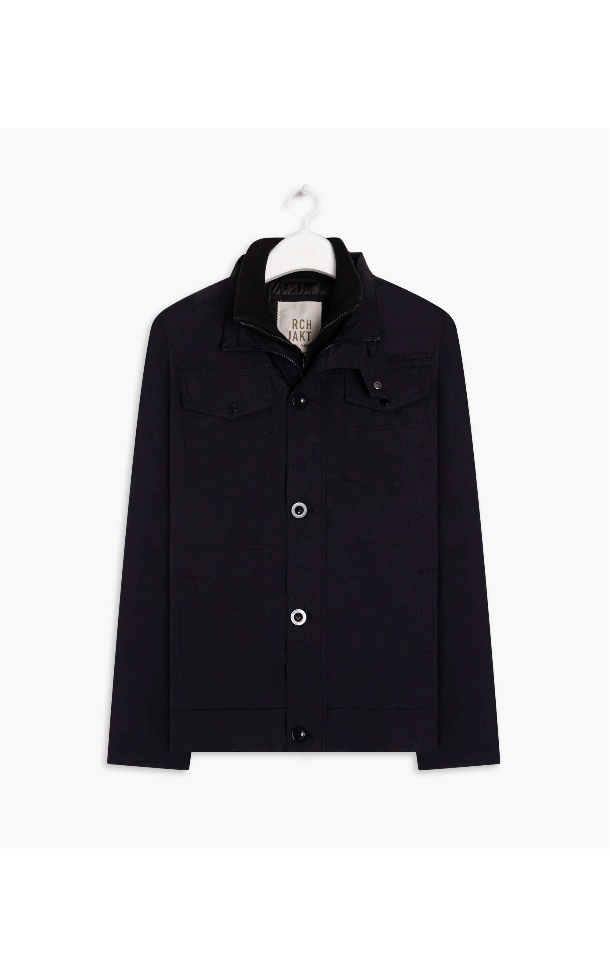 Parka Long 4 Pockets Preto