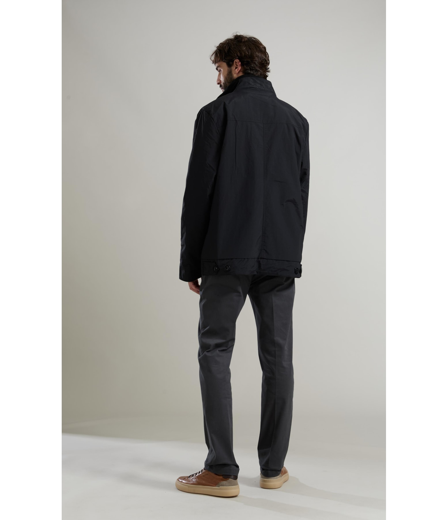 Parka Long 4 Pockets Preto