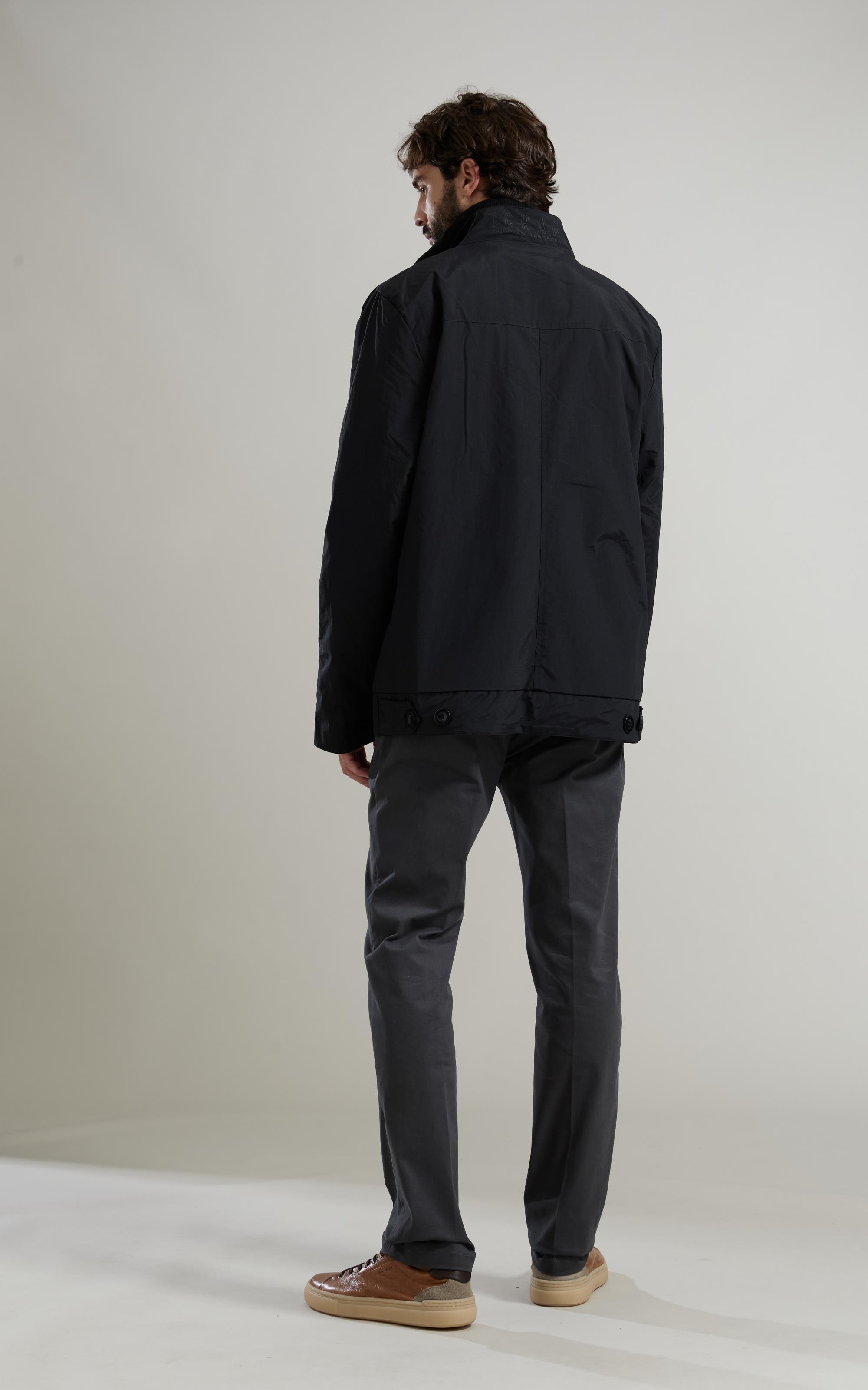 Parka Long 4 Pockets Preto