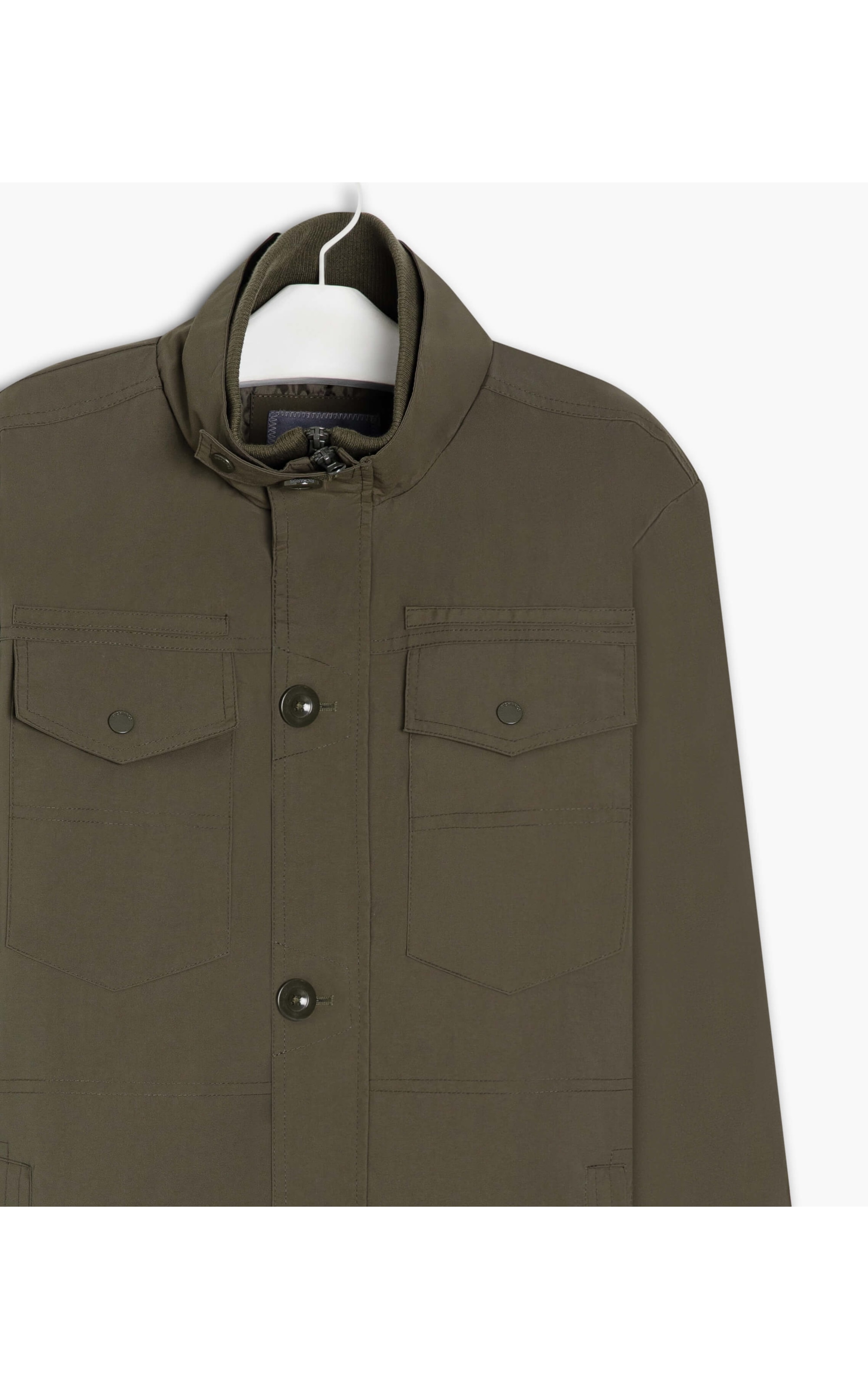 Parka Long 4 Pockets Verde Militar