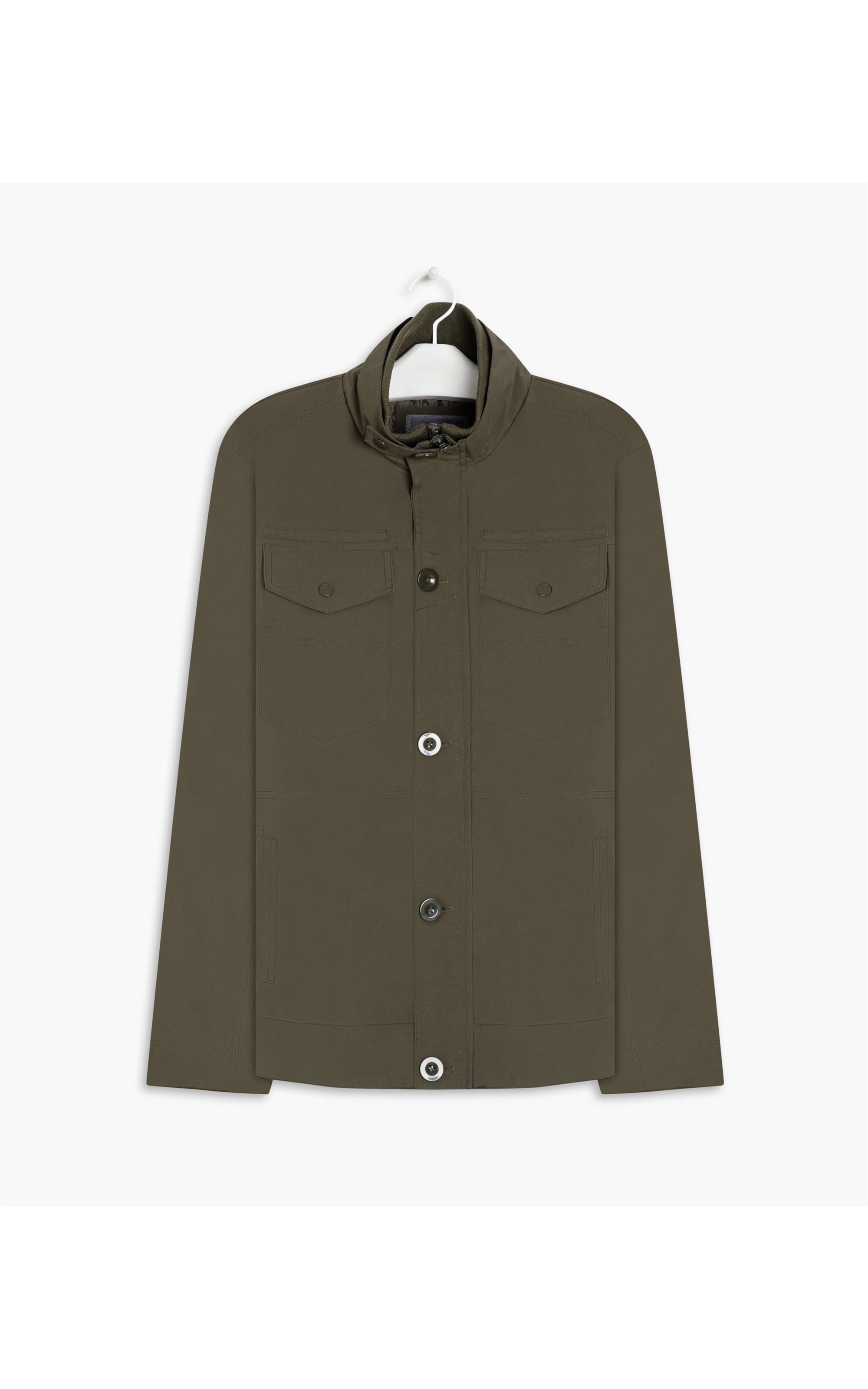 Parka Long 4 Pockets Verde Militar