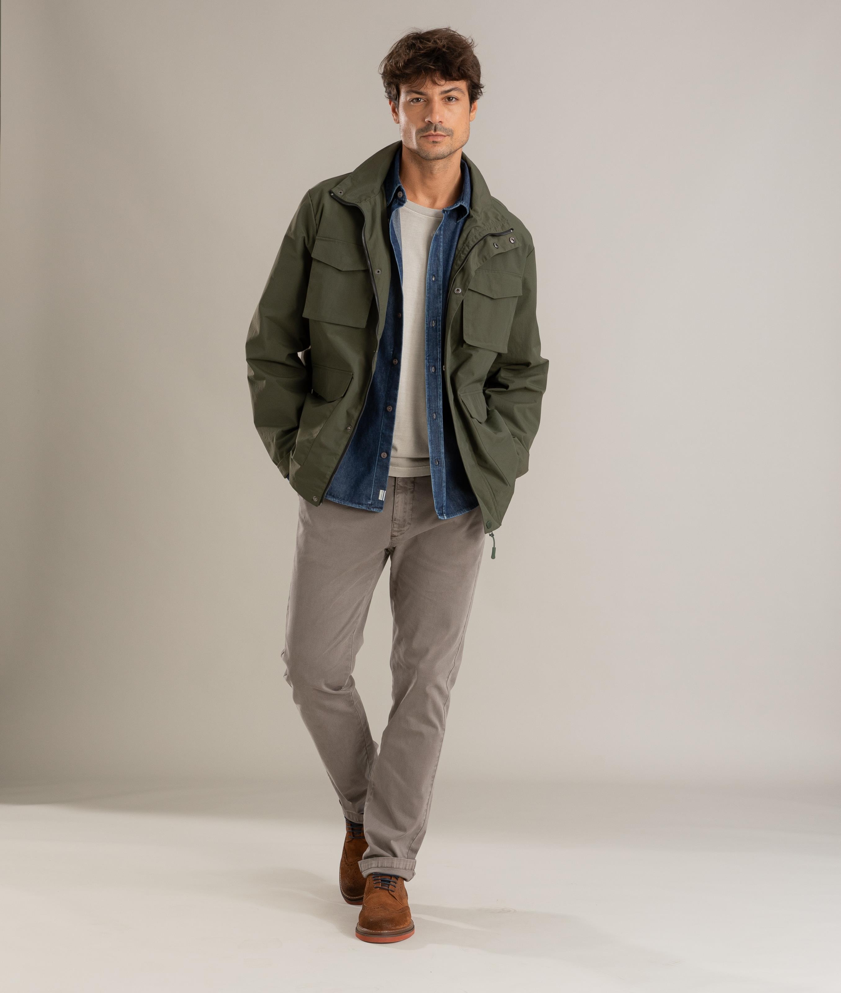 Parka Nylon Saymon Floresta