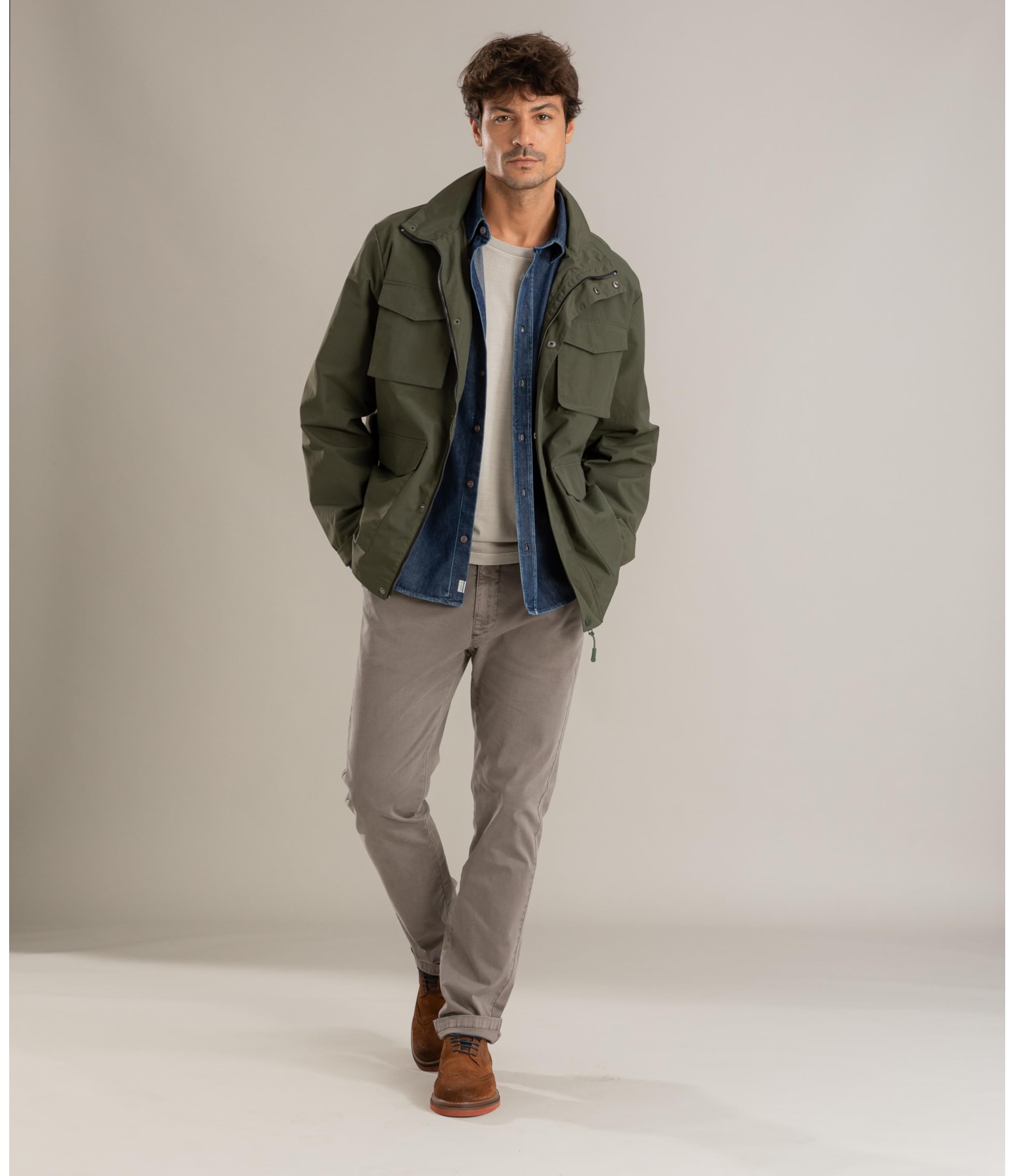 Parka Nylon Saymon Floresta