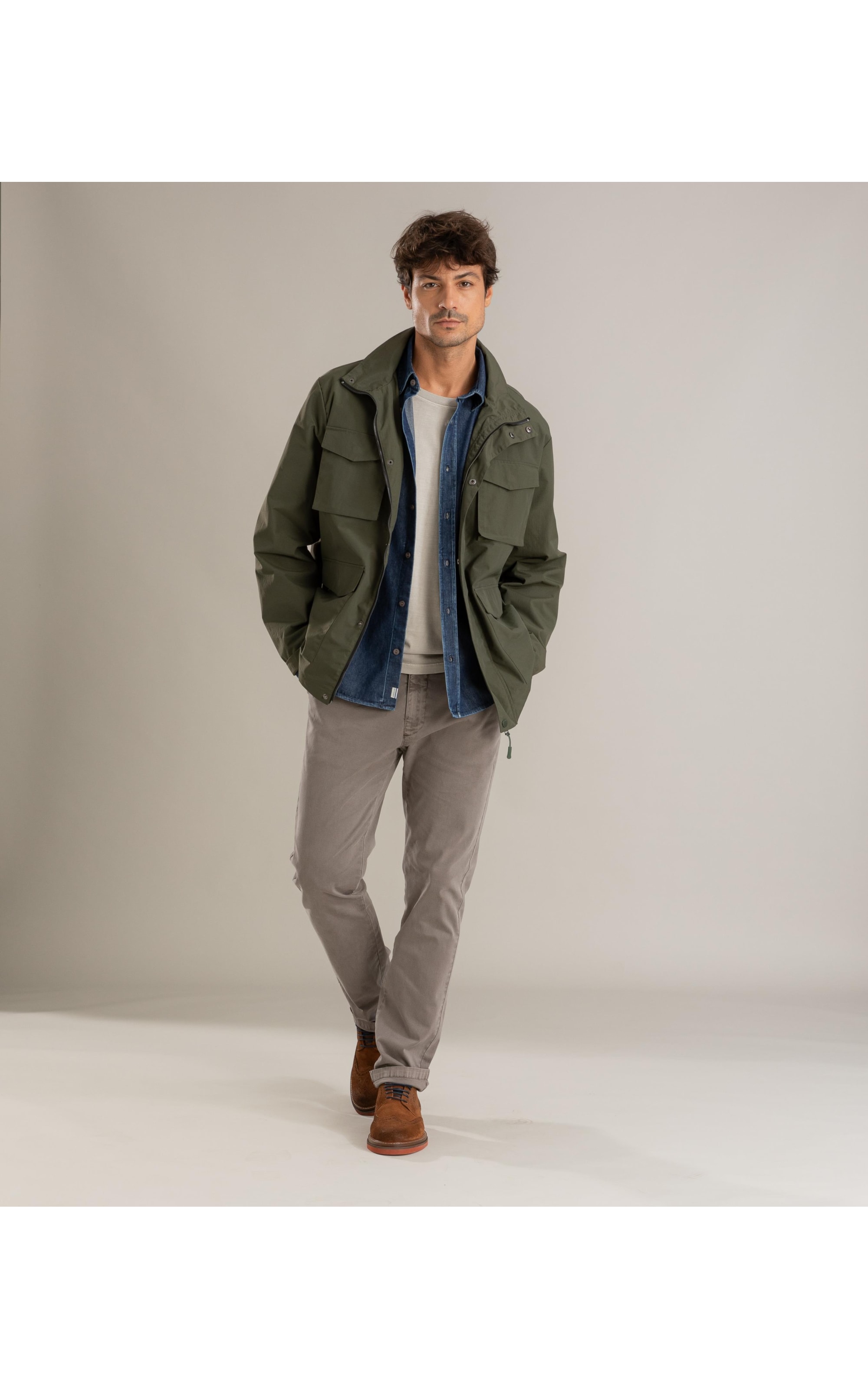 Parka Nylon Saymon Floresta