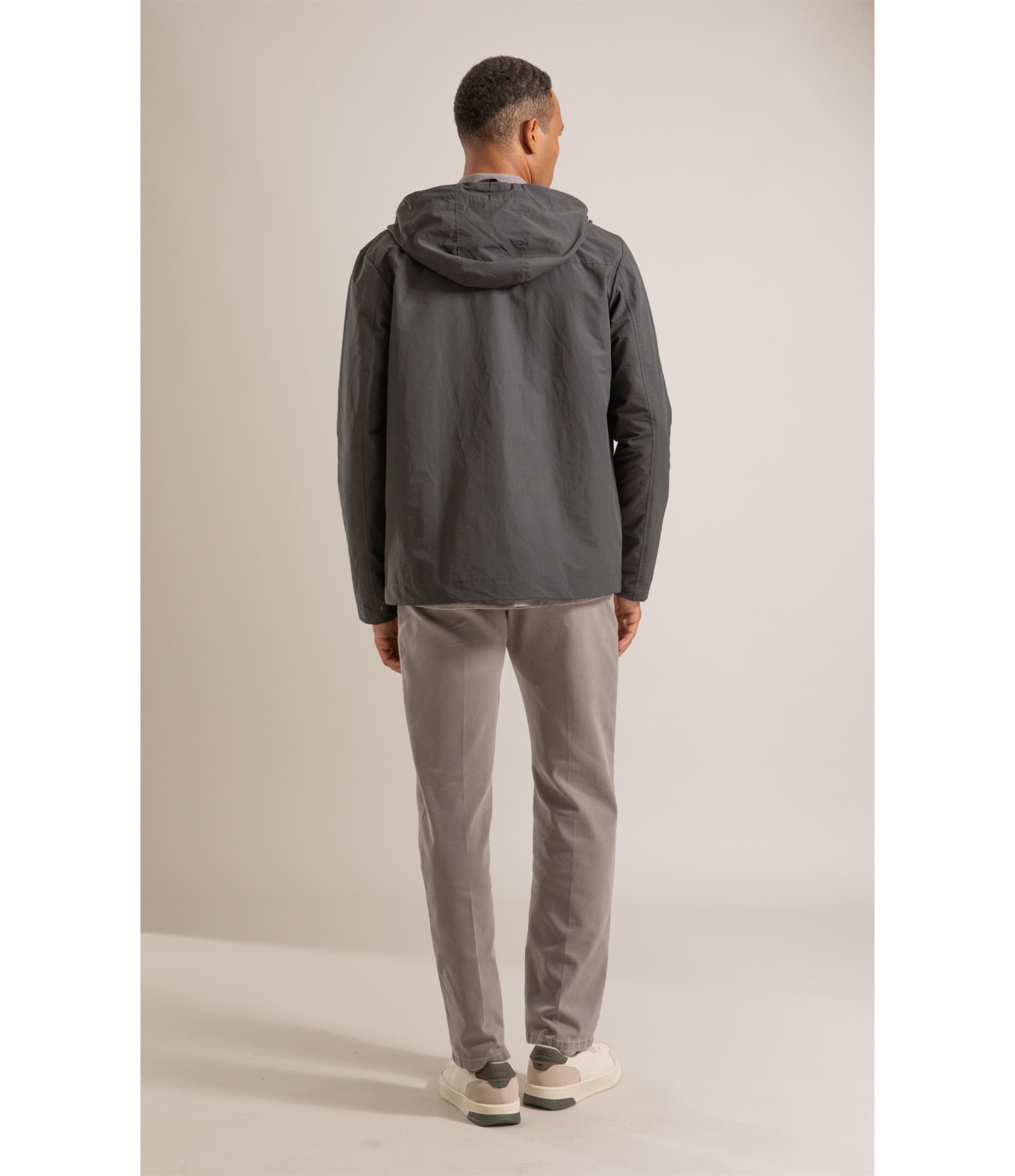 Parka Nylon Theodor Chumbo Mescla