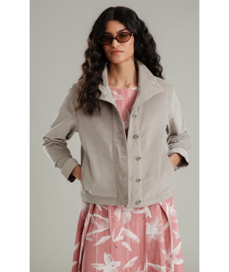Parka Veludo Span Caqui