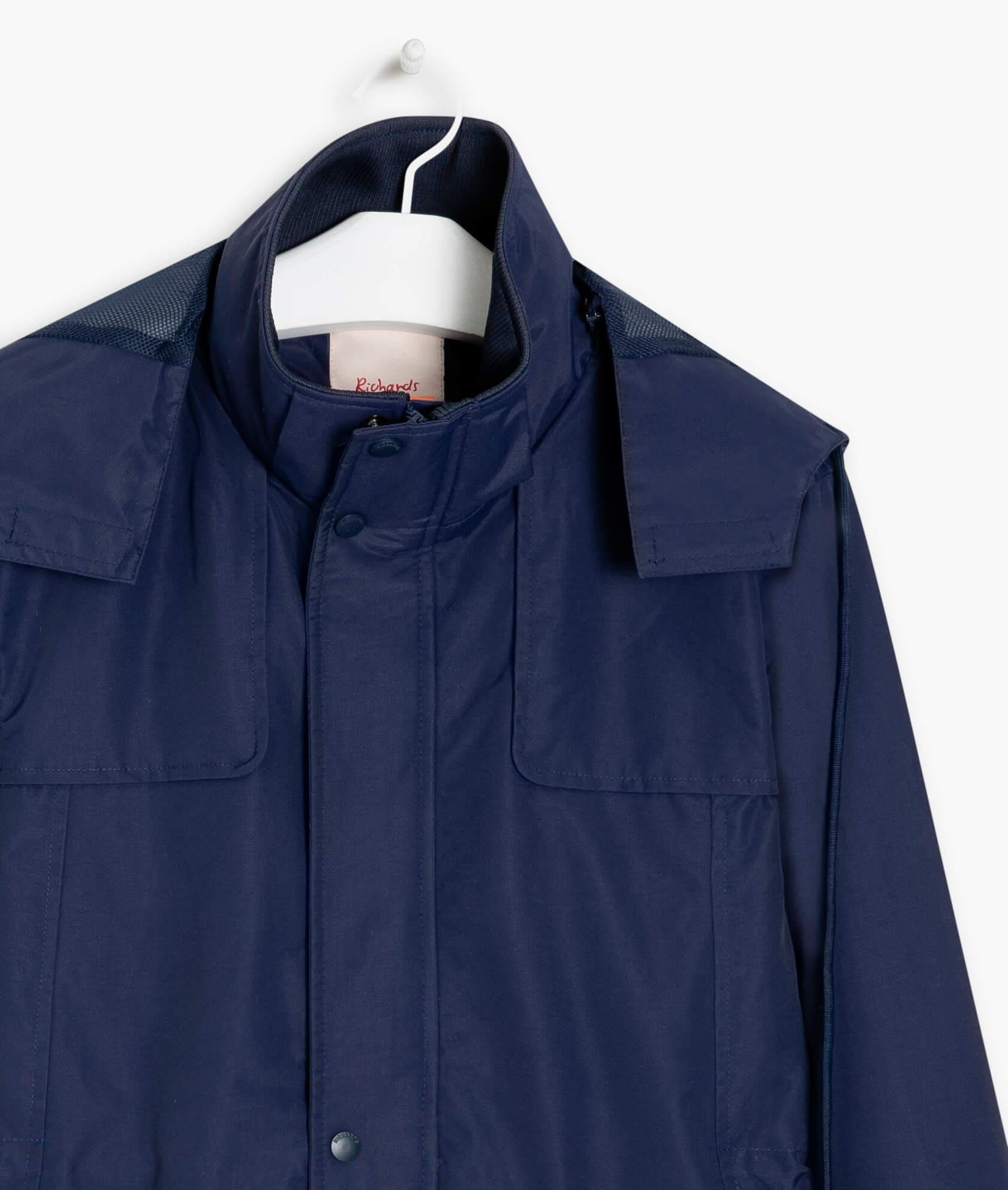 Parka Zurik Nylon Ribbon Dark Navy