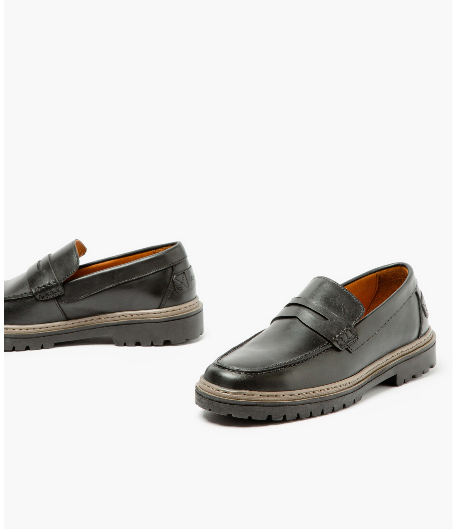 Penny Loafer Rubber Preto