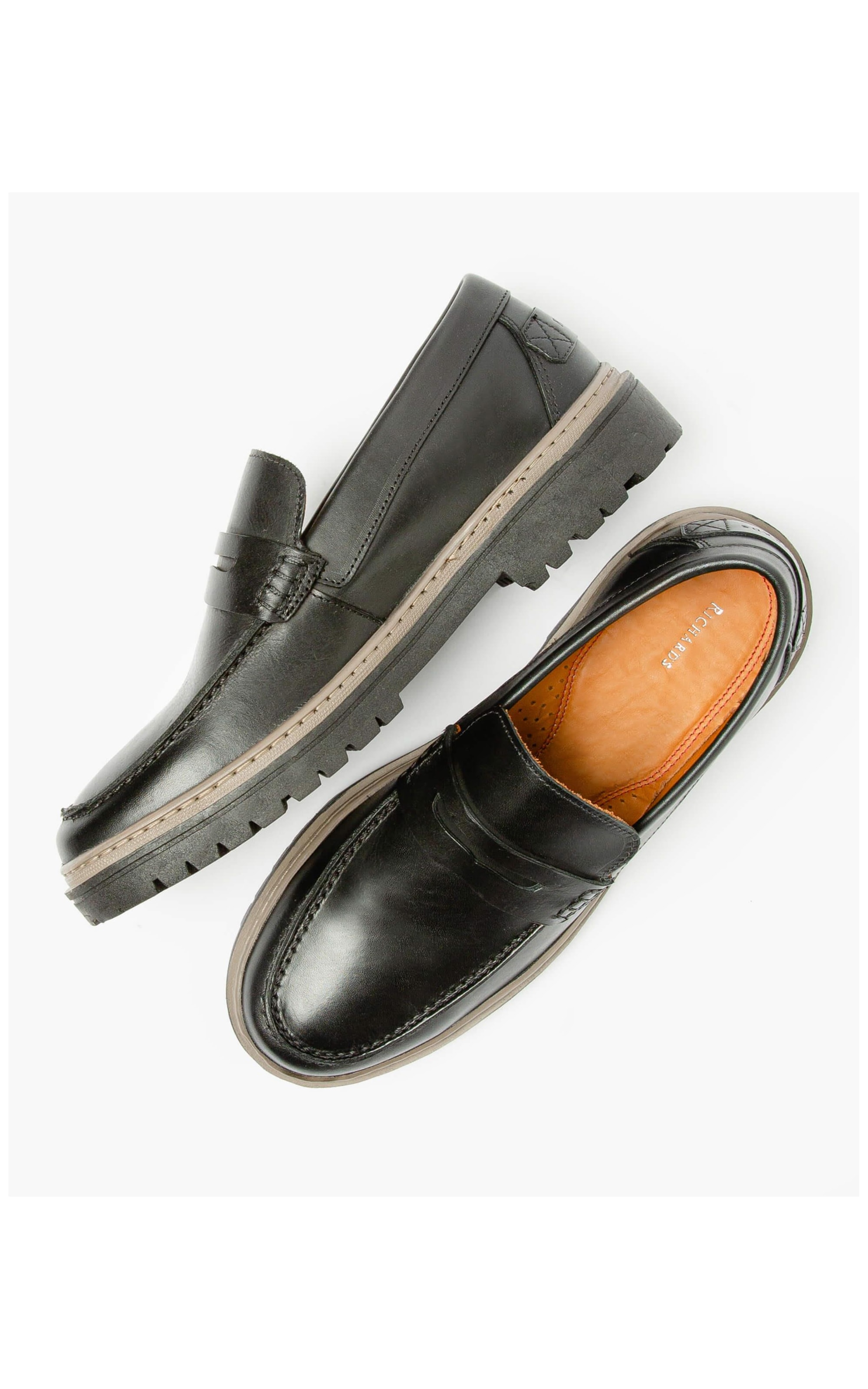 Penny Loafer Rubber Preto