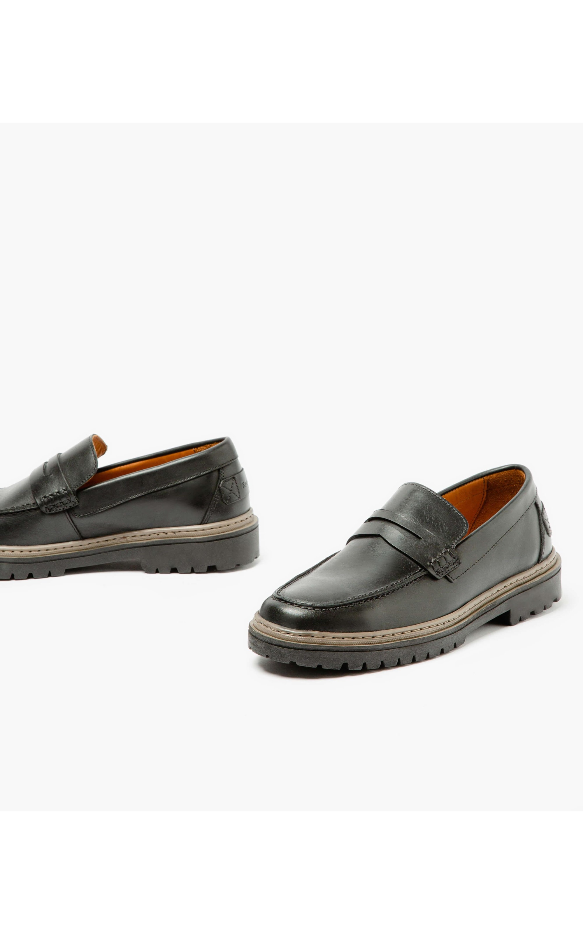 Penny Loafer Rubber Preto