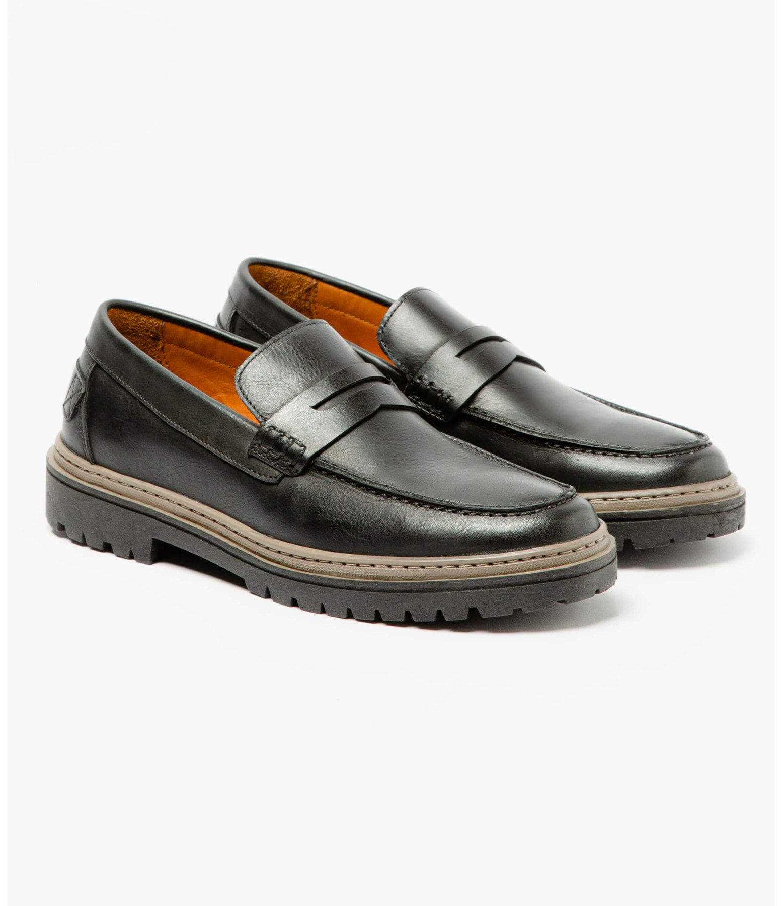 Penny Loafer Rubber Preto